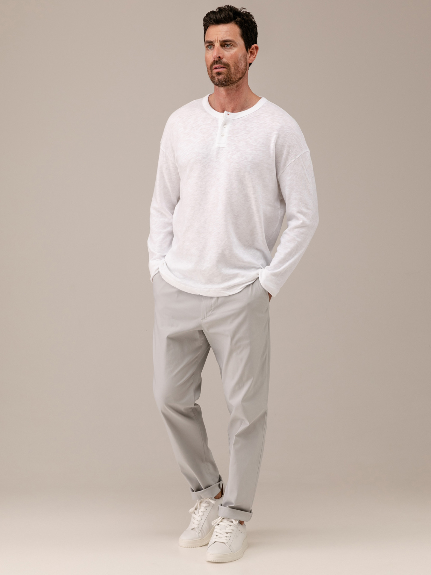 Detailansicht von Langarmshirt aus Baumwolle von AMERICAN VINTAGE