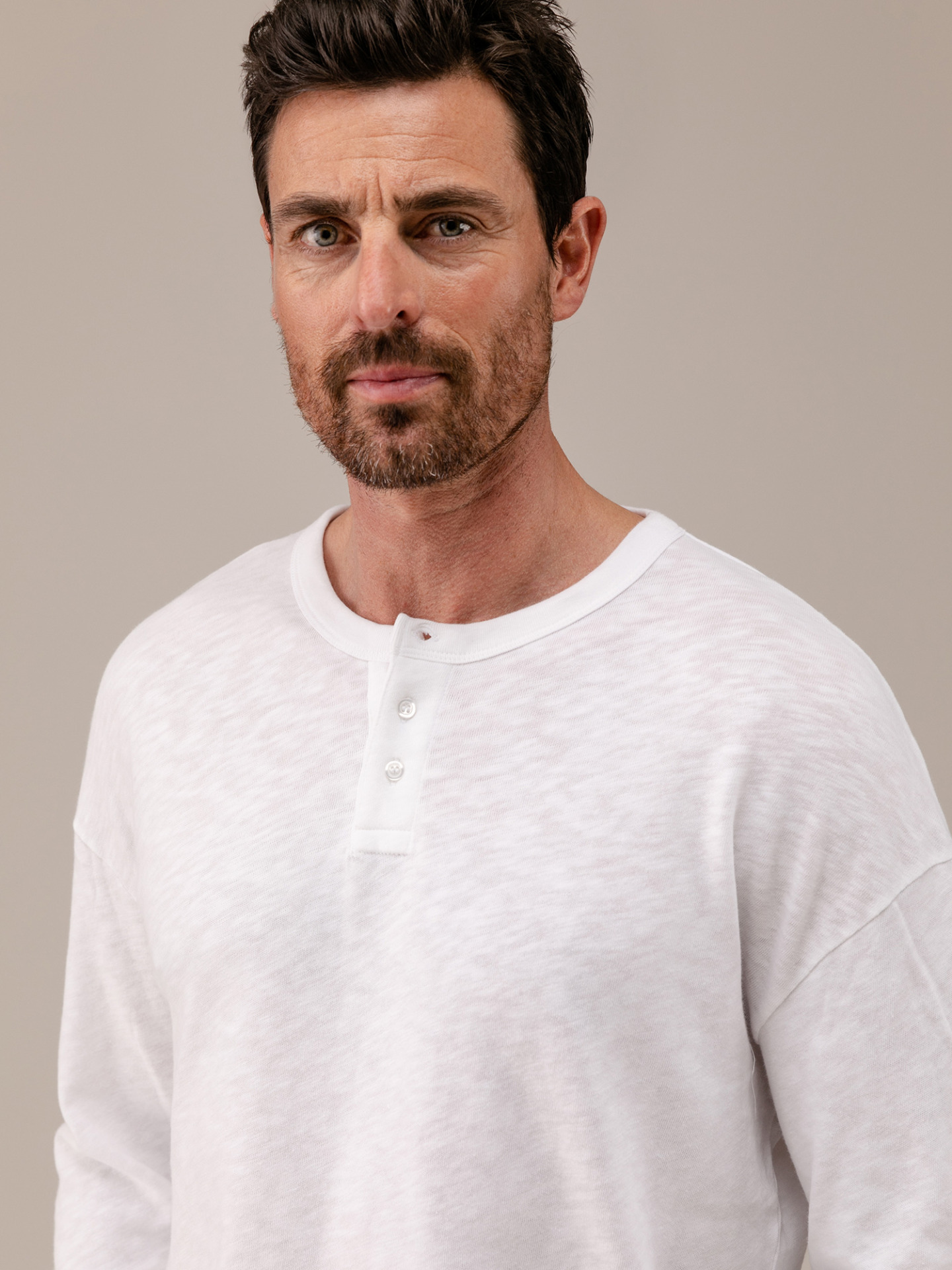 Detailansicht von Langarmshirt aus Baumwolle von AMERICAN VINTAGE