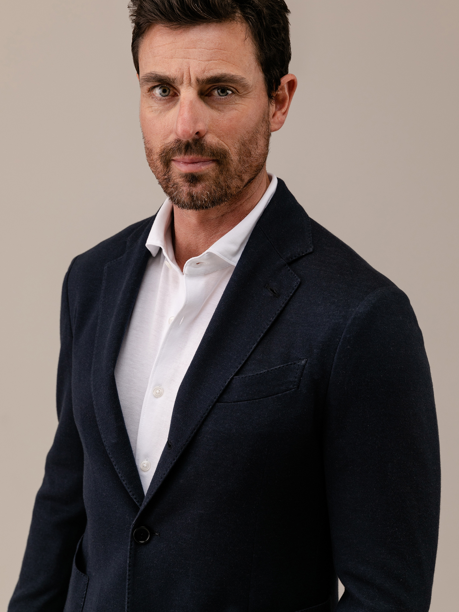 Detailansicht von Baumwollsakko von LARDINI