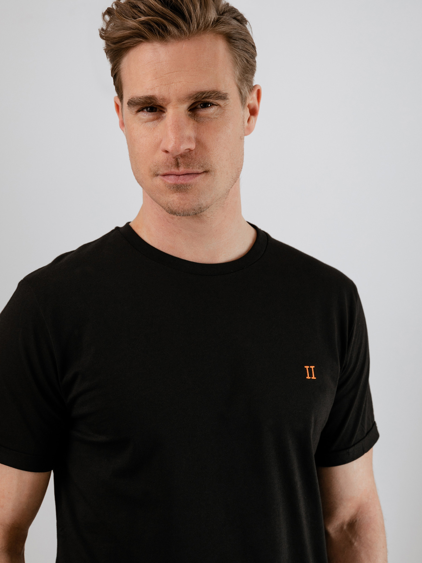 Detailansicht von T-Shirt aus Baumwolle von LES DEUX