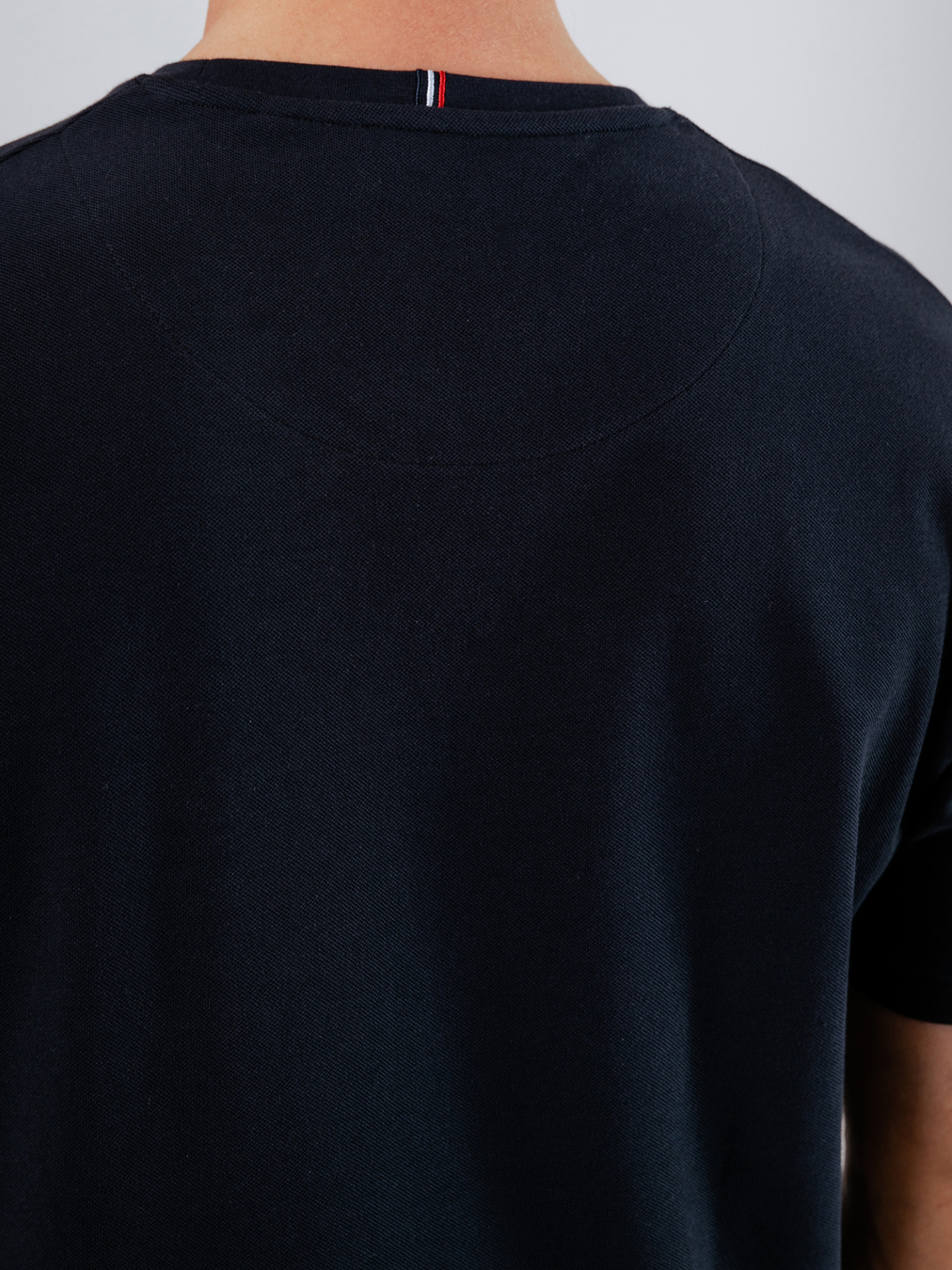 Detailansicht von T-Shirt aus Baumwolle von LES DEUX