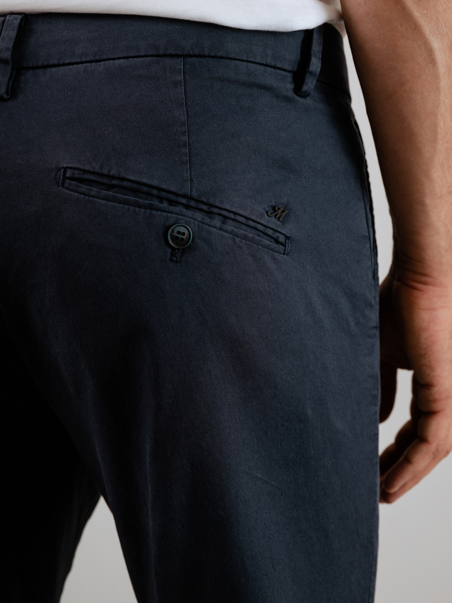 Detailansicht von Chinohose aus Baumwolle von MASON’S