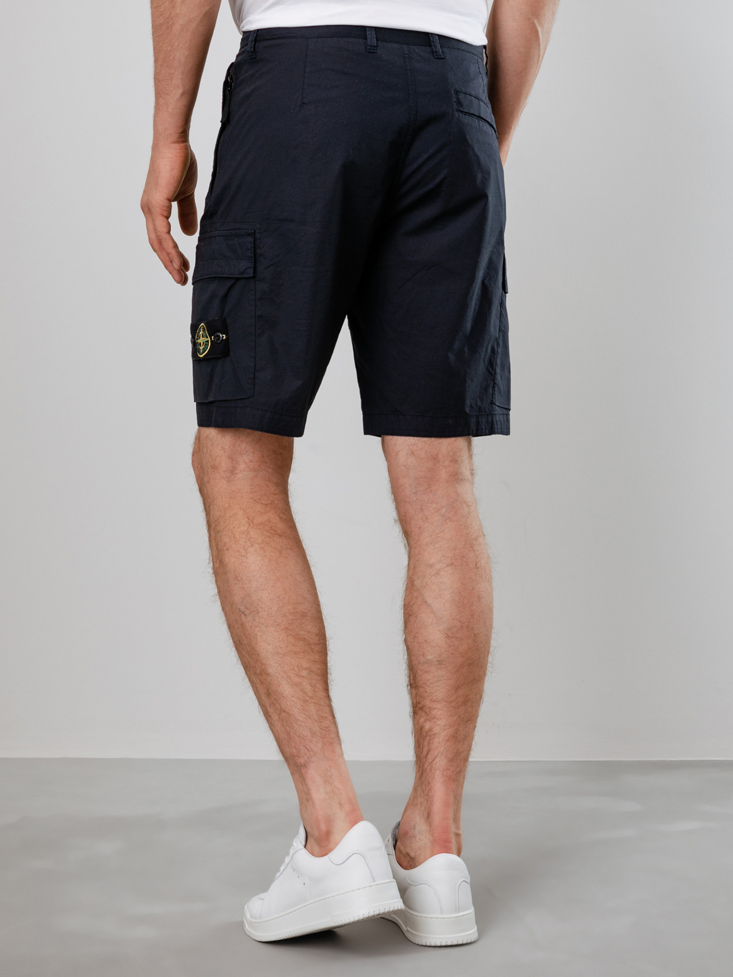 Detailansicht von Bermudas aus Baumwolle von STONE ISLAND
