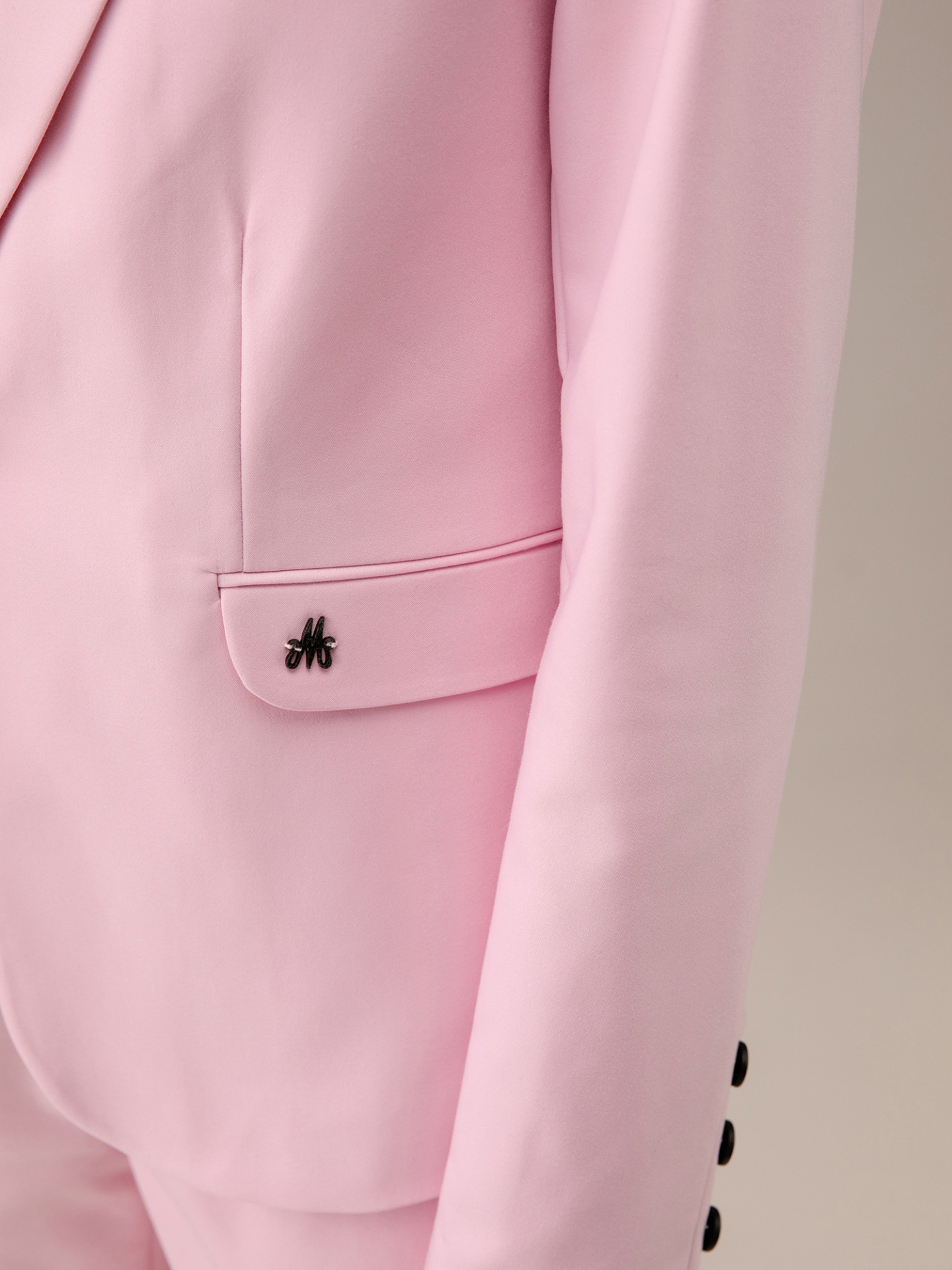 Detailansicht von Blazer aus Baumwolle von MOS MOSH