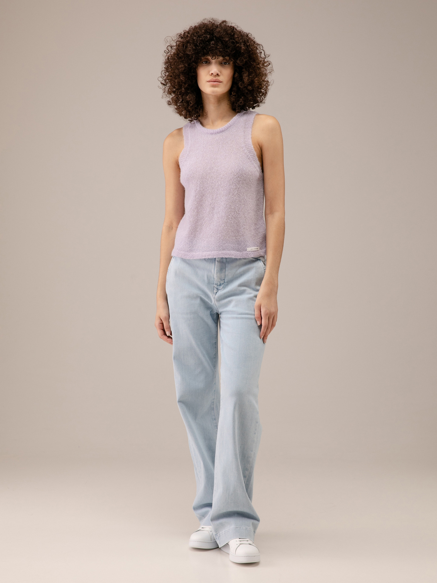 Detailansicht von Stricktop aus Alpakawolle von 10 DAYS