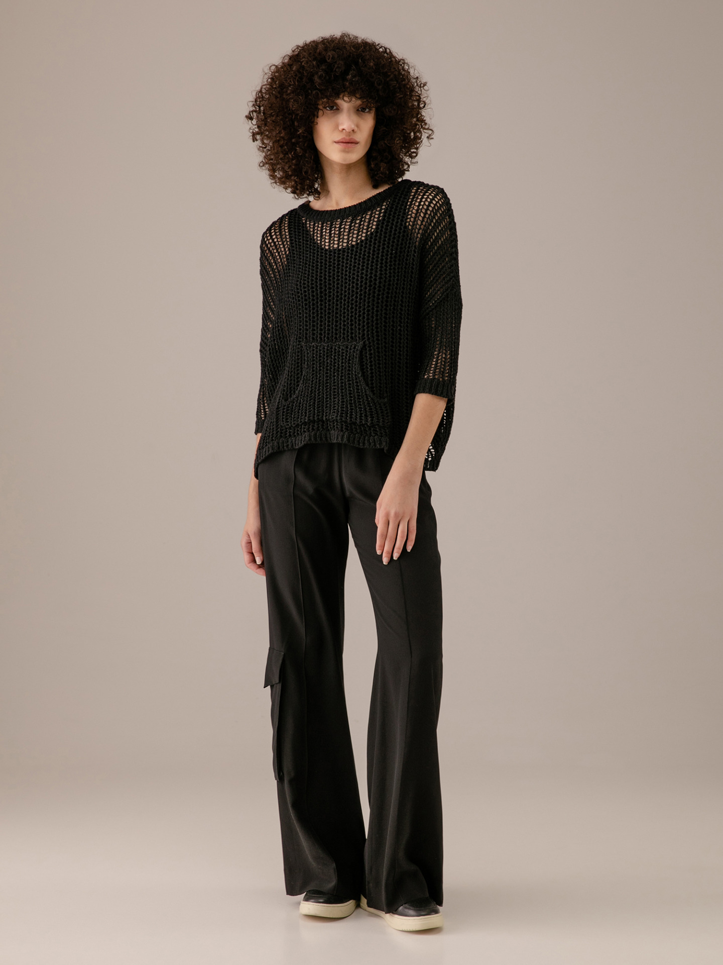 Detailansicht von Pullover aus Baumwolle mit 3/4-Arm von DANIELS