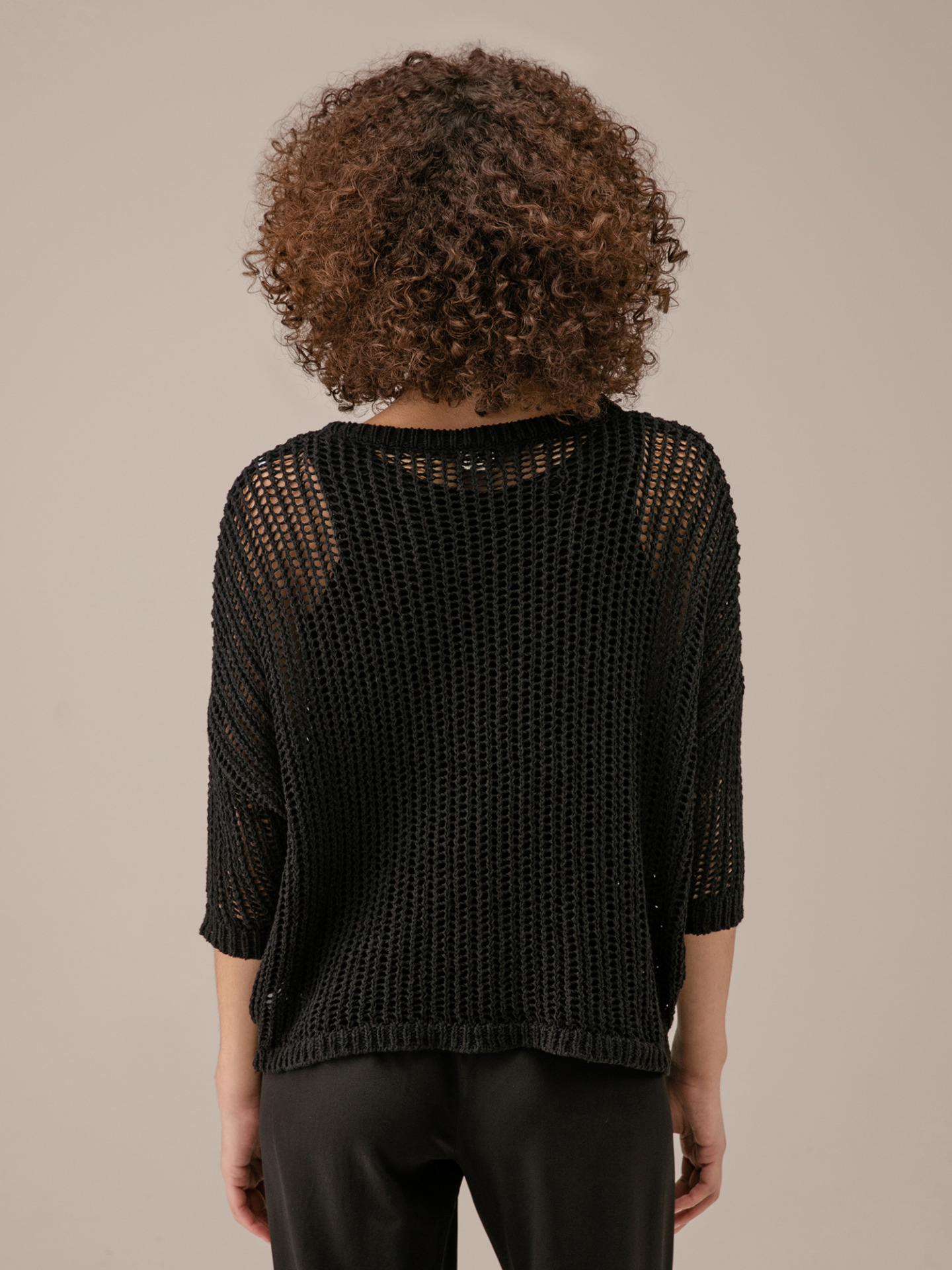 Detailansicht von Pullover aus Baumwolle mit 3/4-Arm von DANIELS