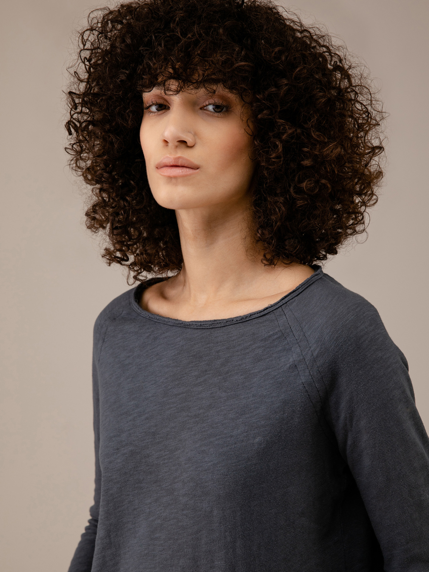 Detailansicht von Langarmshirt aus Baumwolle von AMERICAN VINTAGE