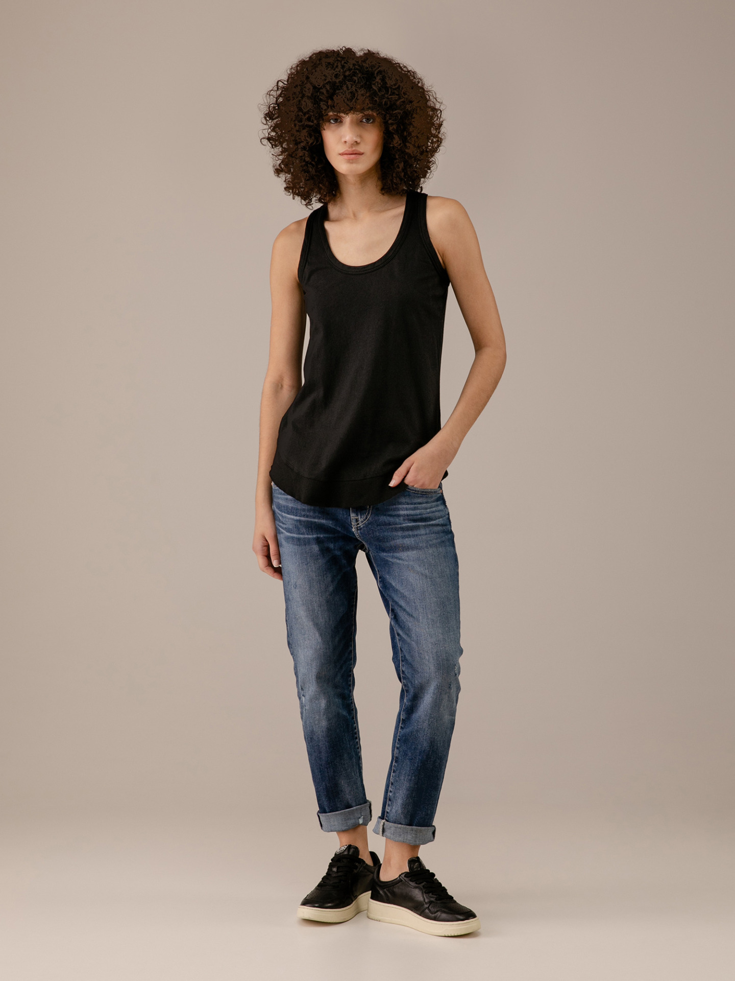 Detailansicht von Top aus Baumwolle von BOBI LOS ANGELES