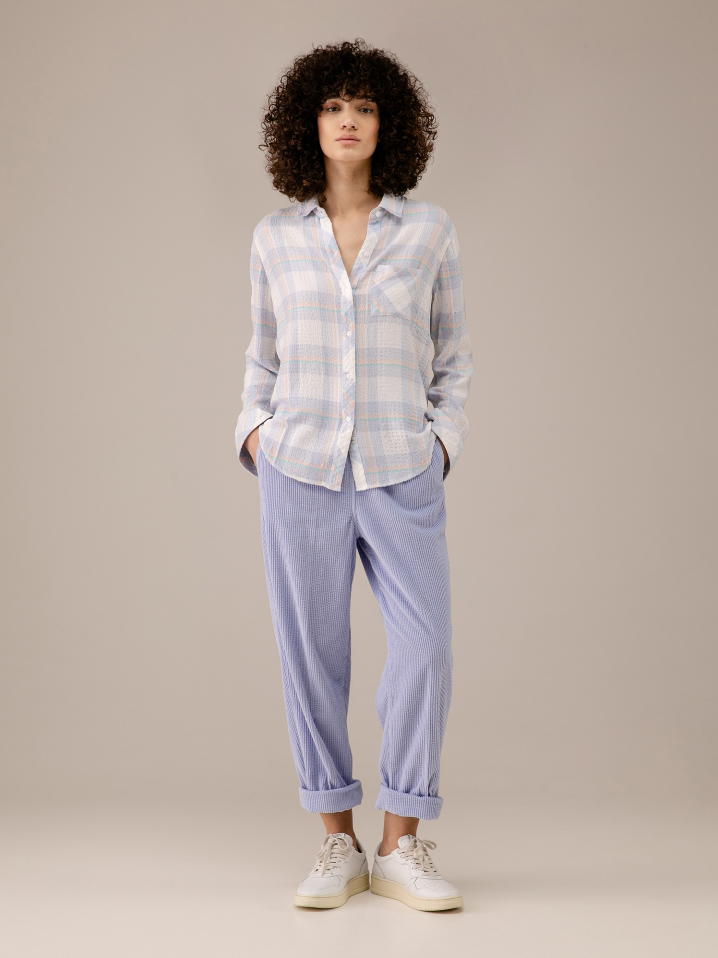 Detailansicht von Karobluse von RAILS