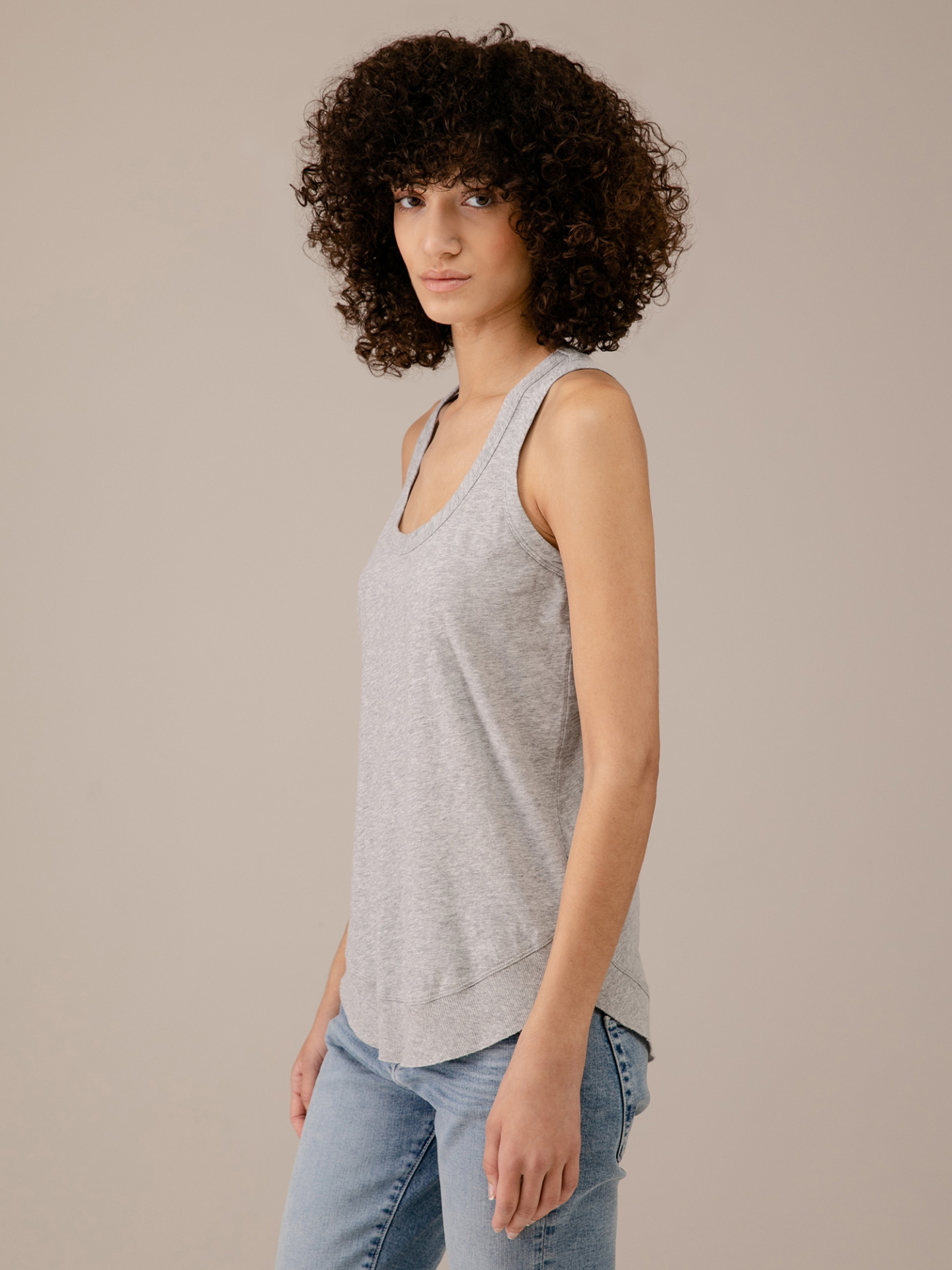 Detailansicht von Top aus Baumwolle von BOBI LOS ANGELES