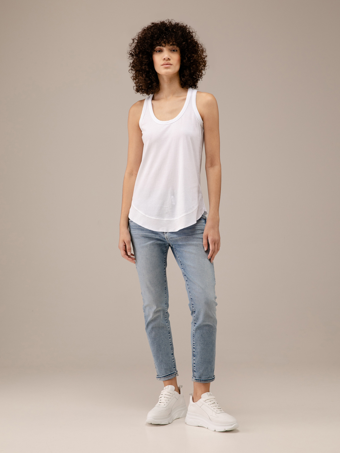 Detailansicht von Top aus Baumwolle von BOBI LOS ANGELES