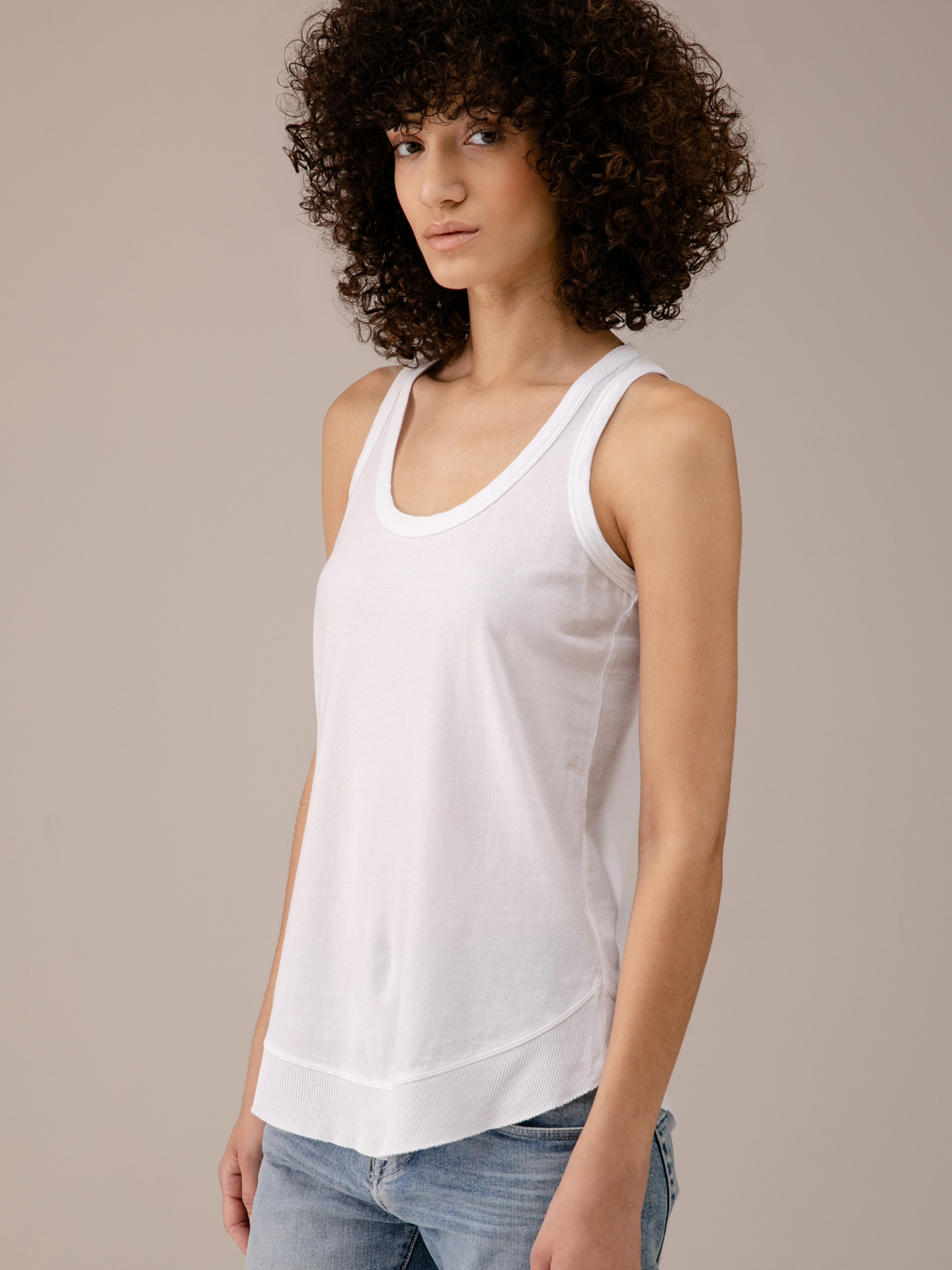 Detailansicht von Top aus Baumwolle von BOBI LOS ANGELES