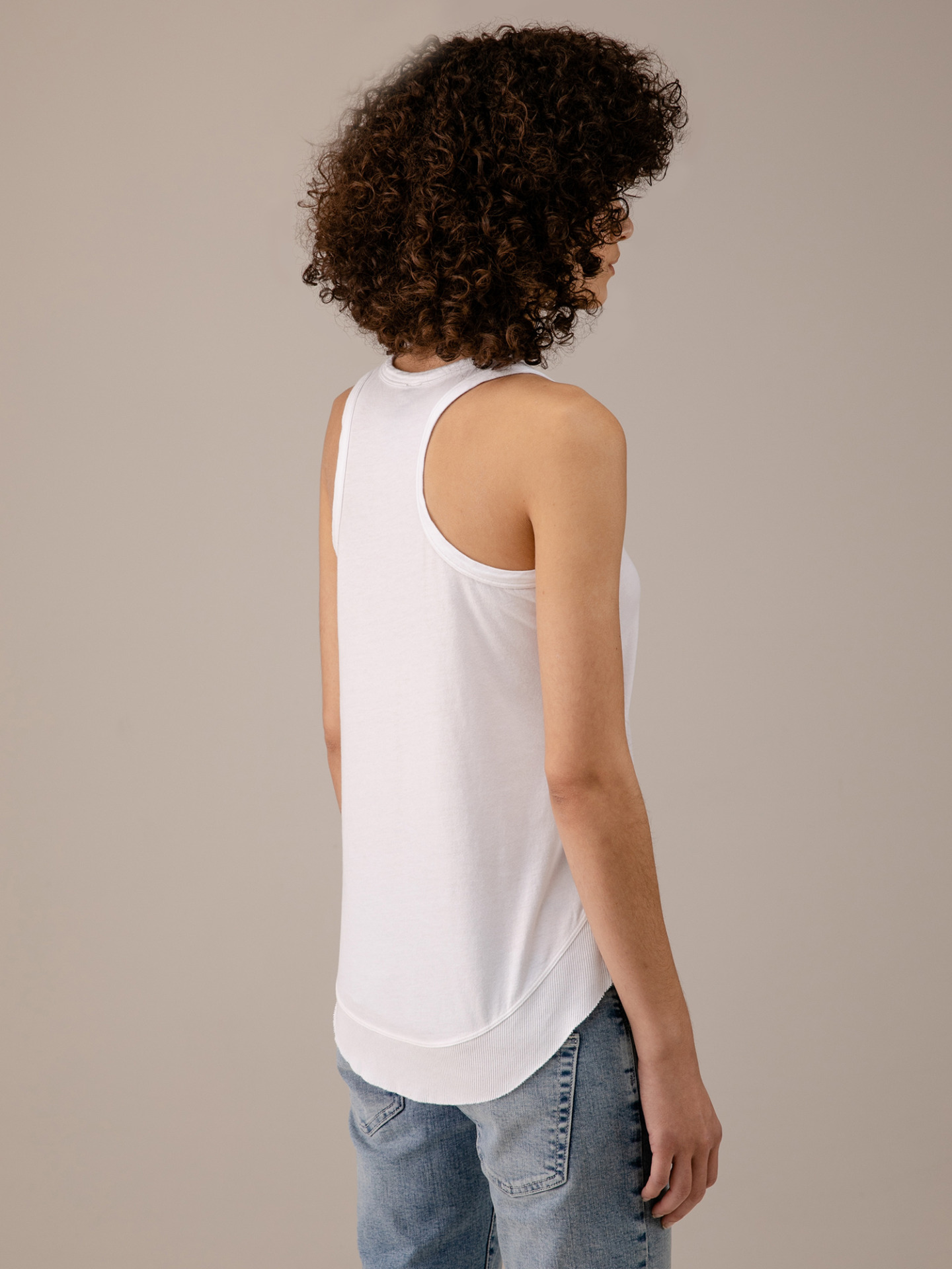 Detailansicht von Top aus Baumwolle von BOBI LOS ANGELES