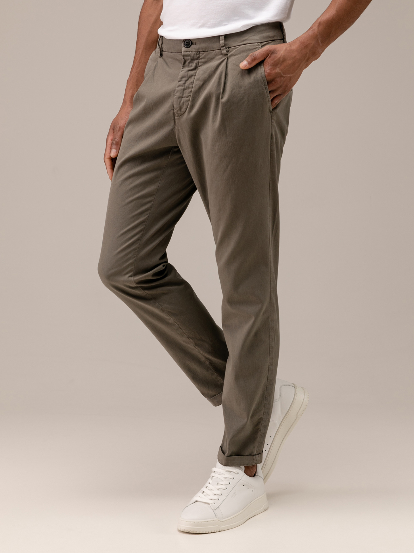 Detailansicht von Chinohose aus Baumwolle von MASON’S