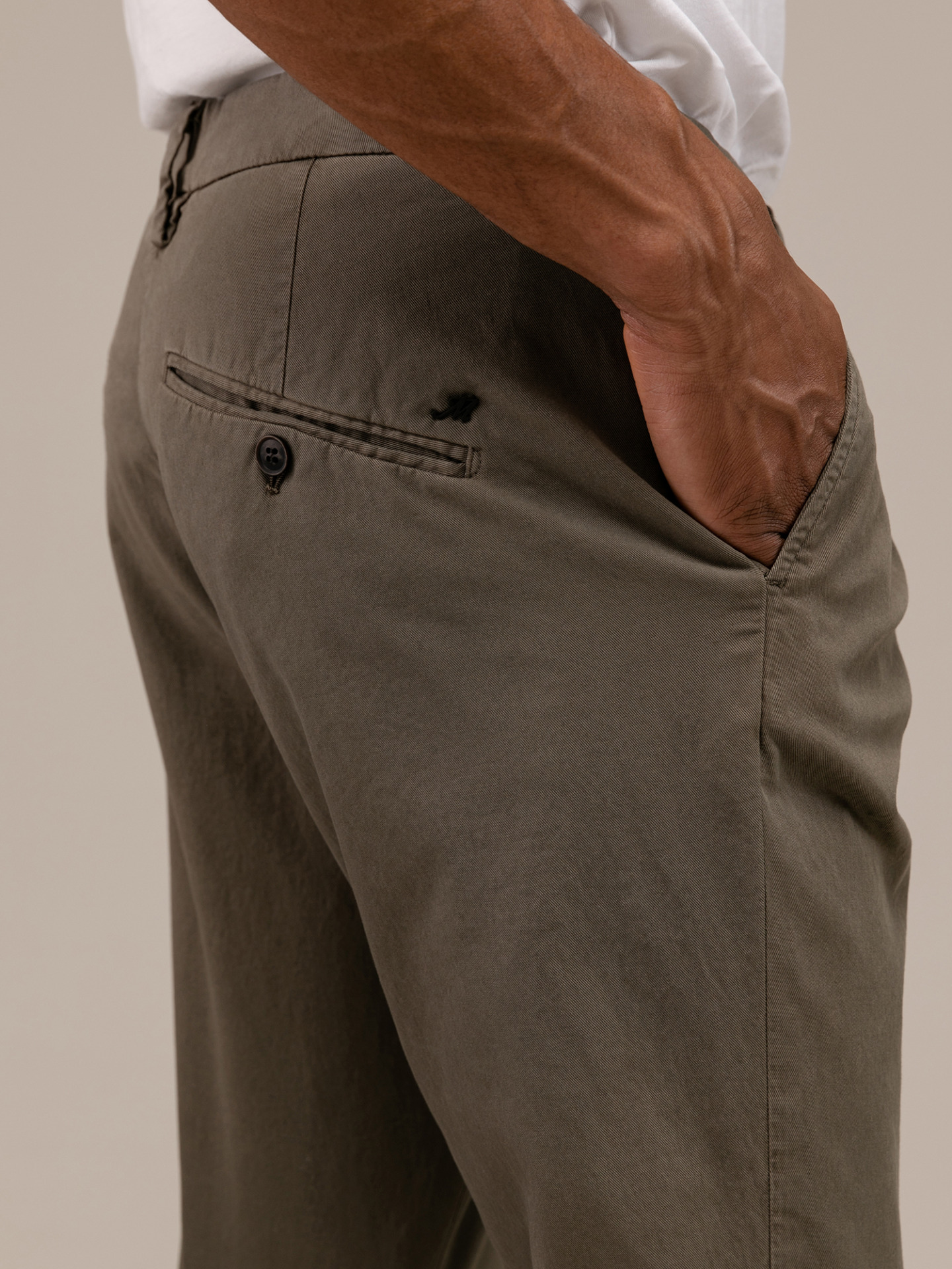 Detailansicht von Chinohose aus Baumwolle von MASON’S