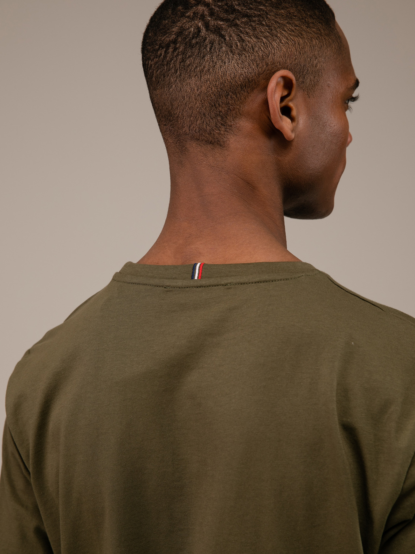 Detailansicht von T-Shirt aus Baumwolle von LES DEUX