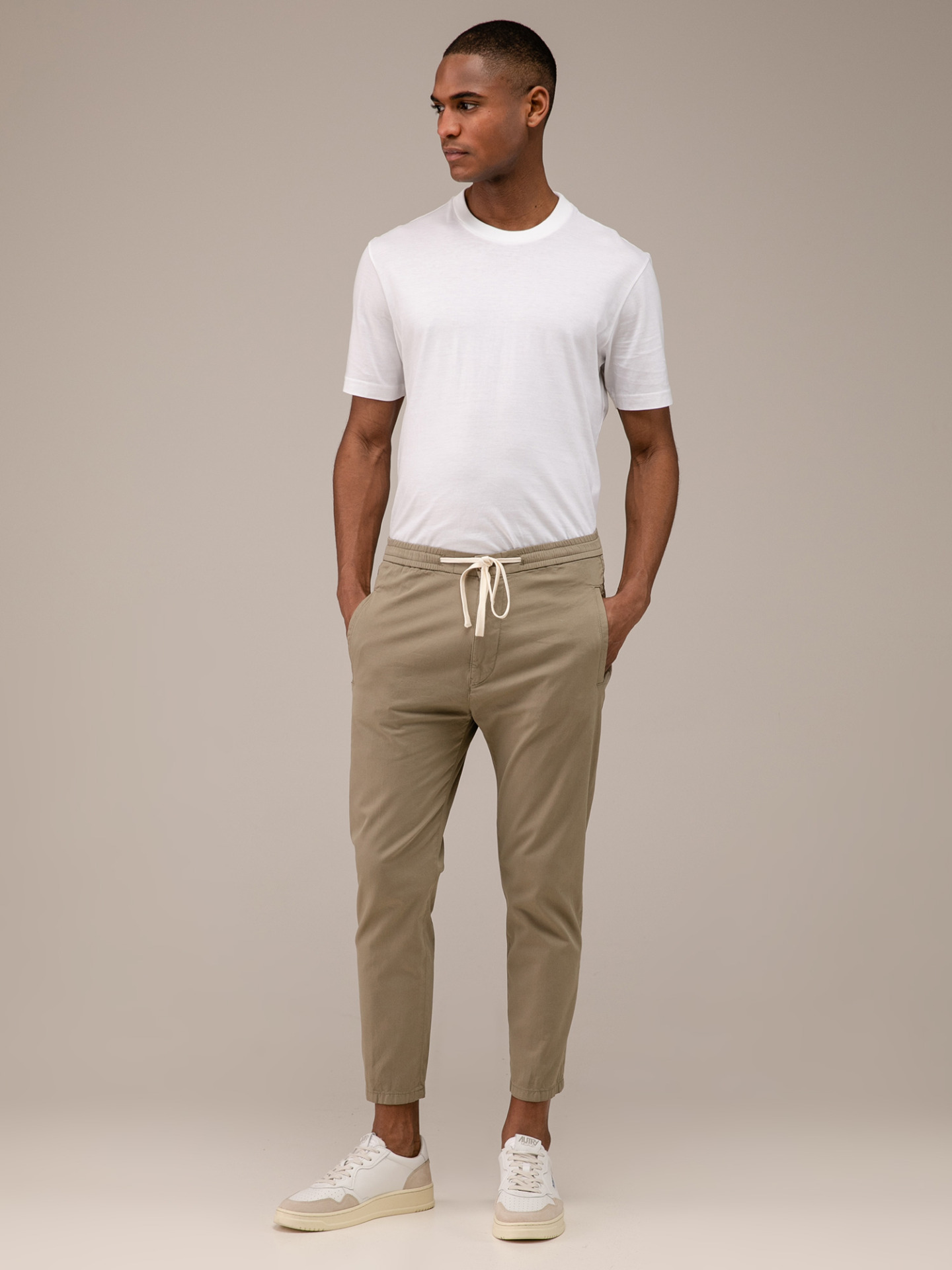 Detailansicht von Hose aus Baumwolle mit Tunnelzug von DRYKORN