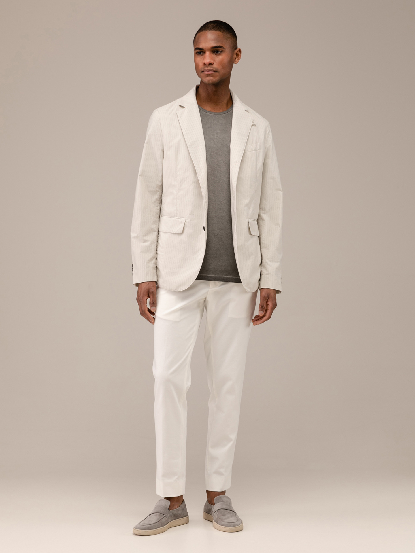 Detailansicht von Baumwollsakko von HANNES ROETHER