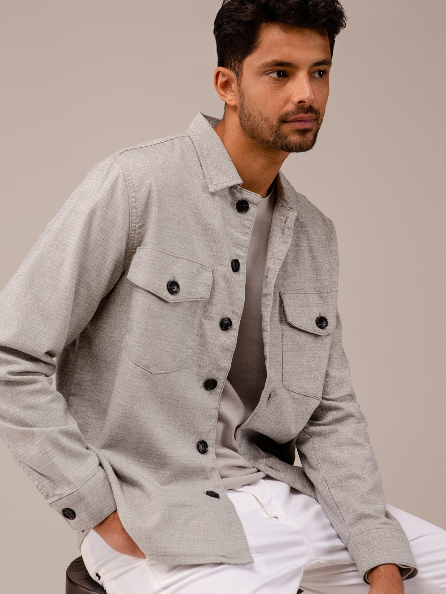 Detailansicht von Hemdjacke von GABBA