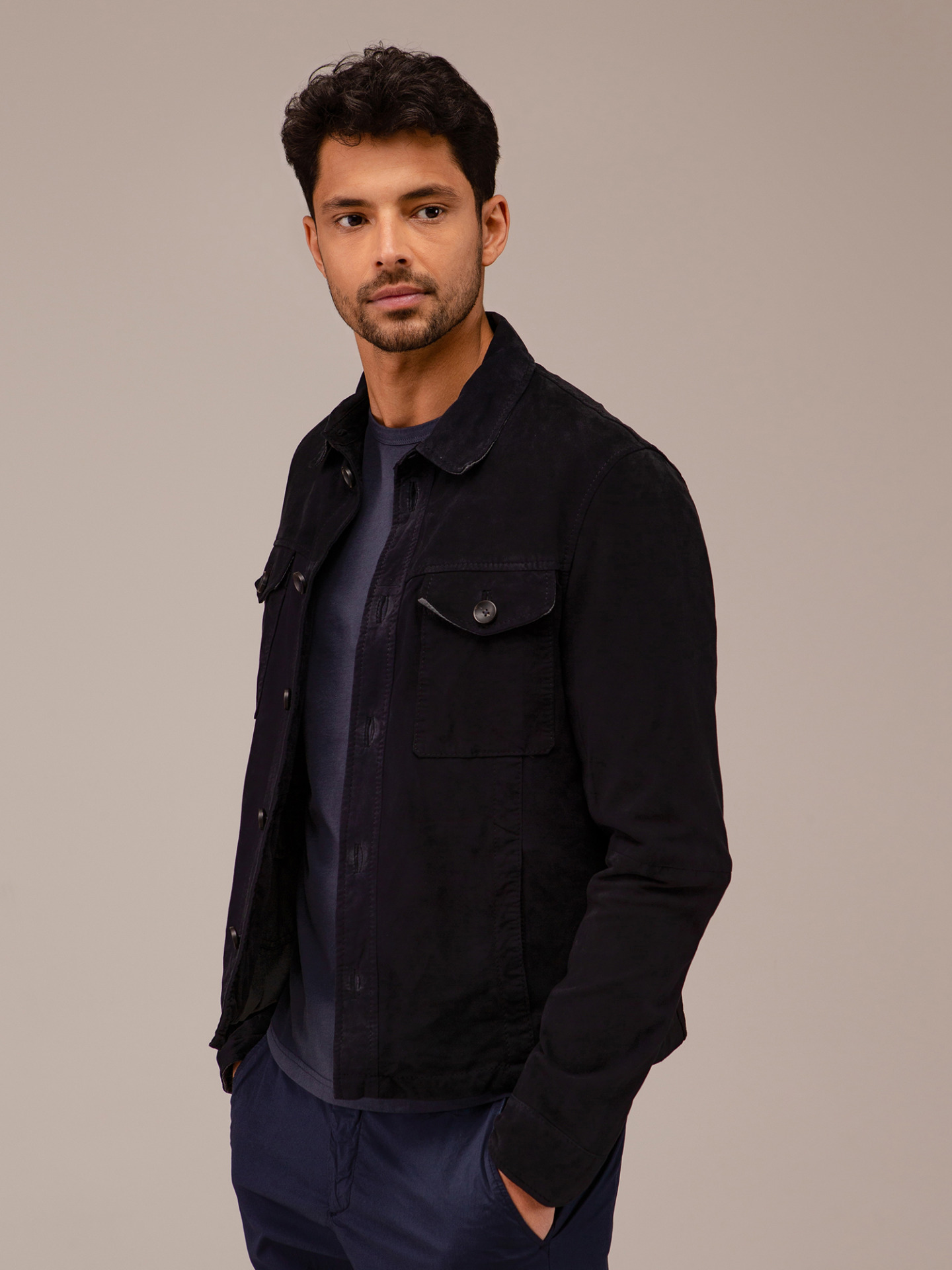 Detailansicht von Lederjacke von THE JACK LEATHERS