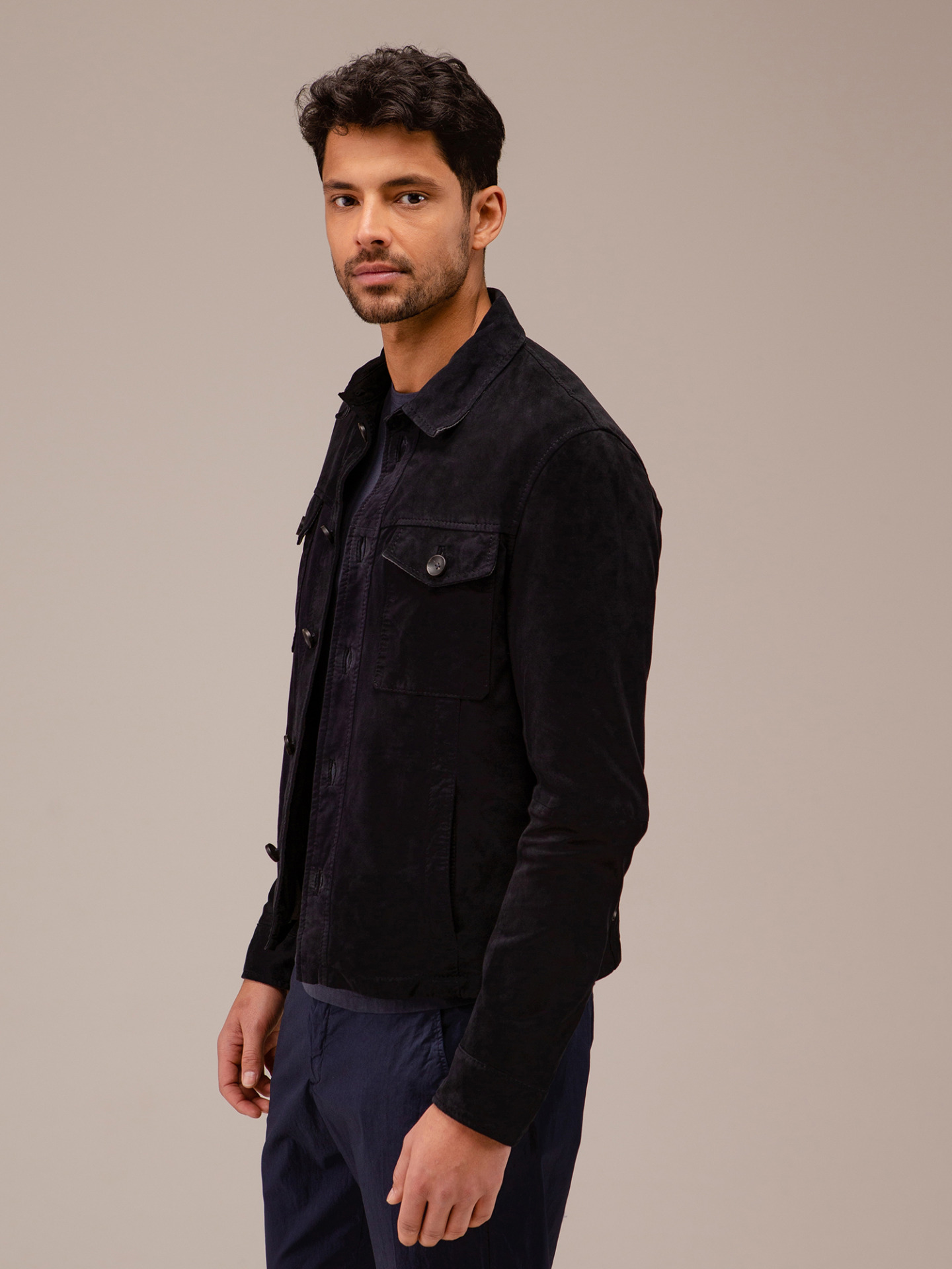 Detailansicht von Lederjacke von THE JACK LEATHERS