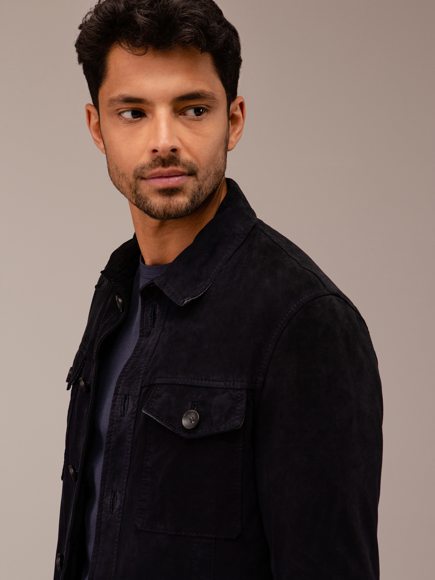 Detailansicht von Lederjacke von THE JACK LEATHERS