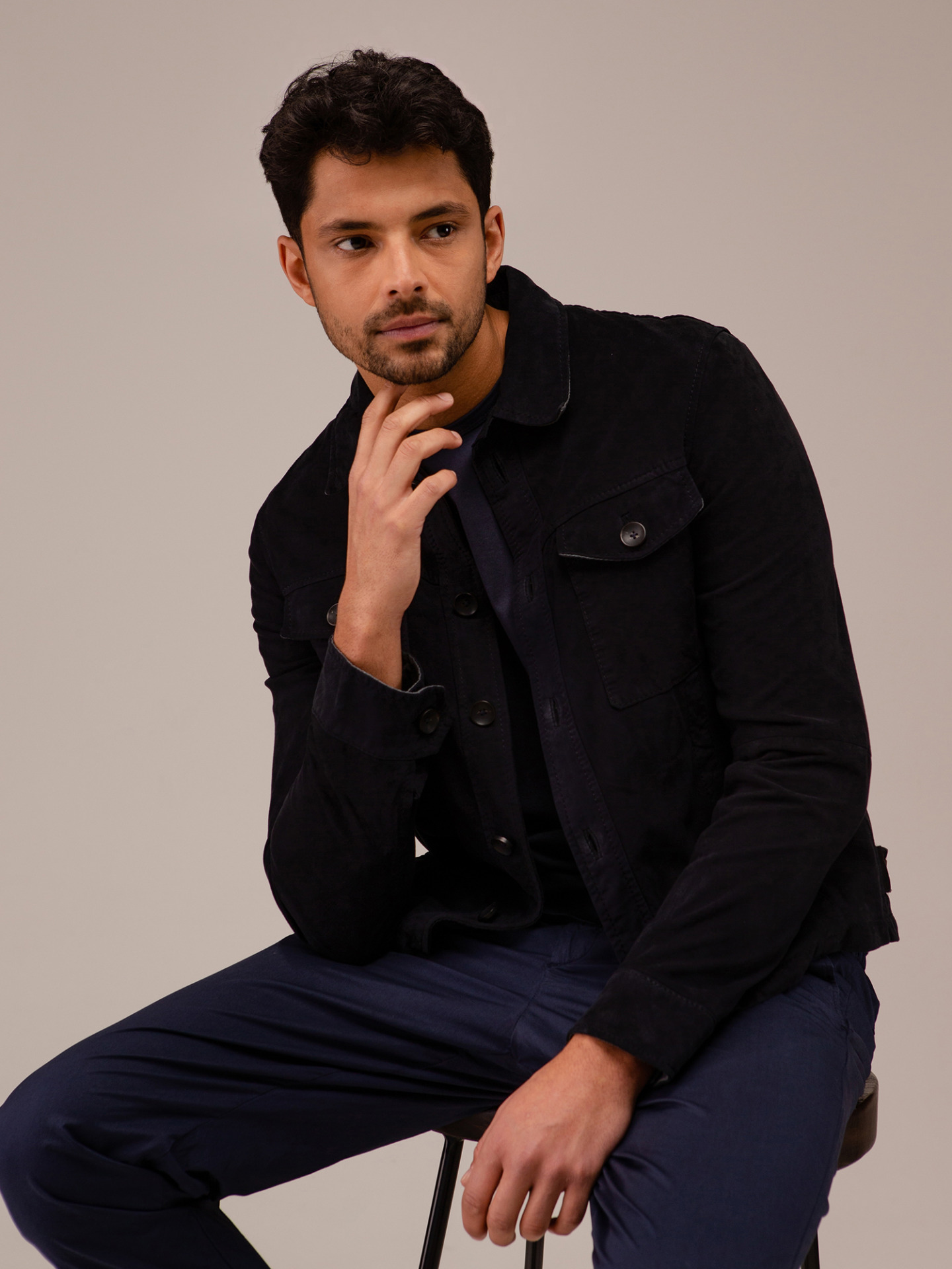 Detailansicht von Lederjacke von THE JACK LEATHERS