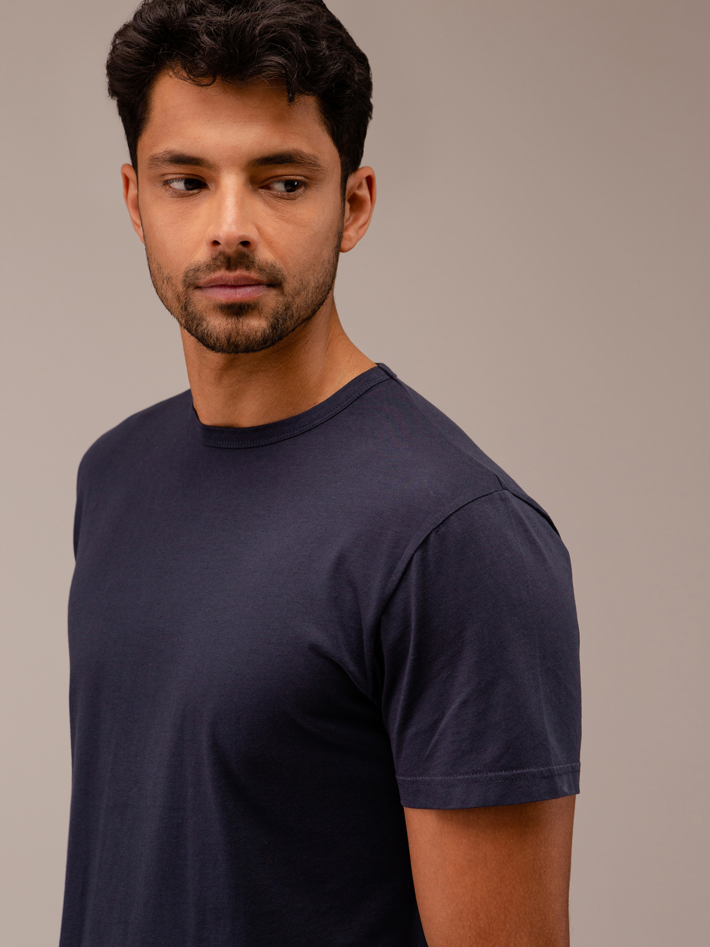 Detailansicht von T-Shirt aus Baumwolle von 04651