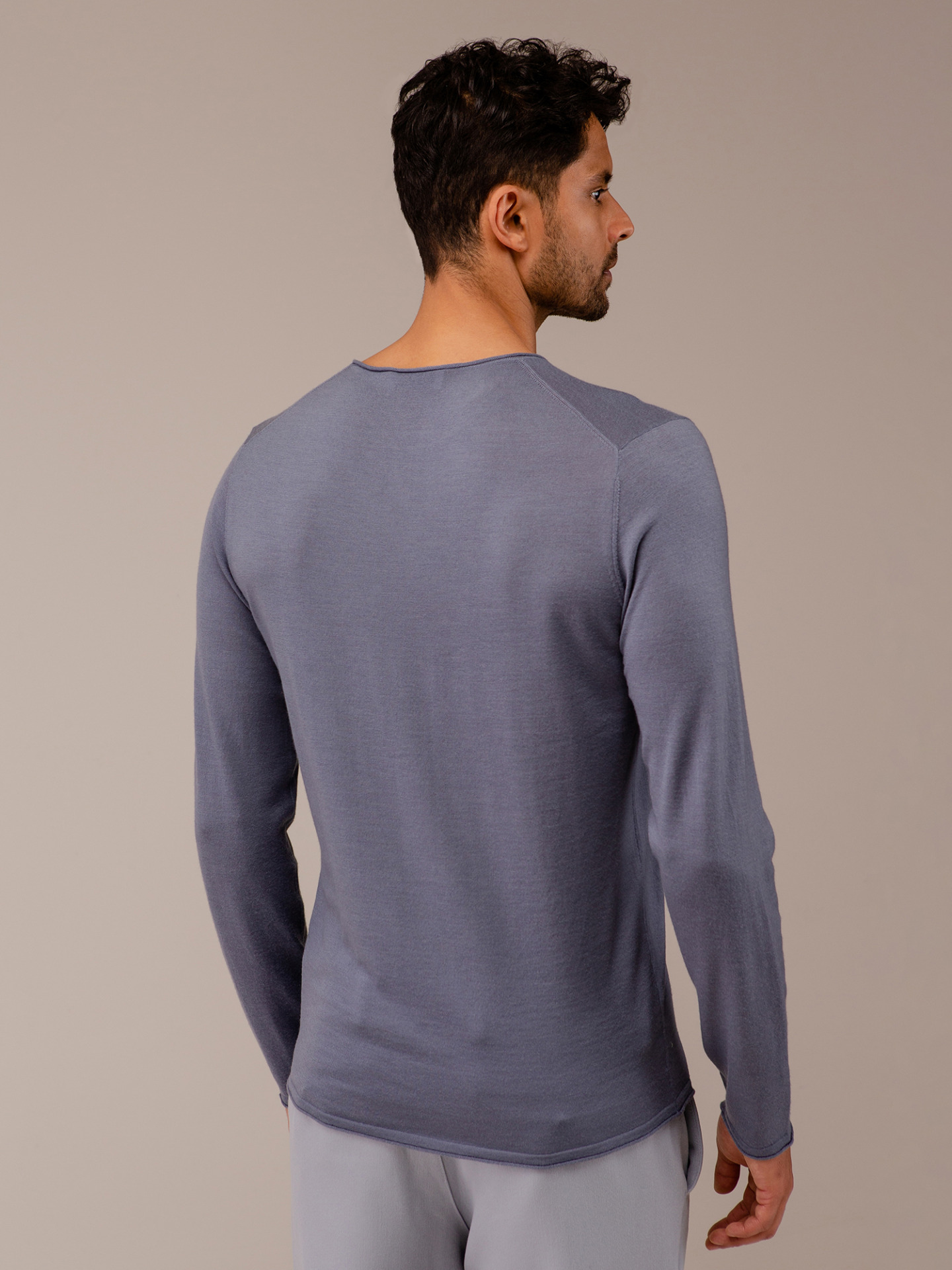 Detailansicht von Pullover aus Merinowolle von KIEFERMANN