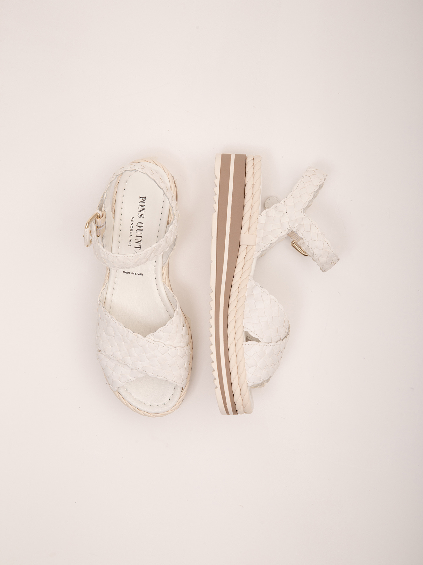 Detailansicht von Plateau-Sandalen von PONS QUINTANA