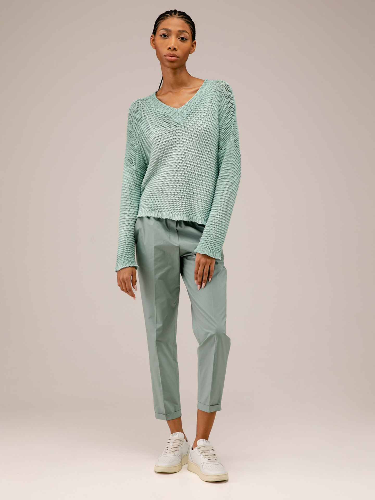 Detailansicht von Lässige Baumwollhose von ANTONELLI