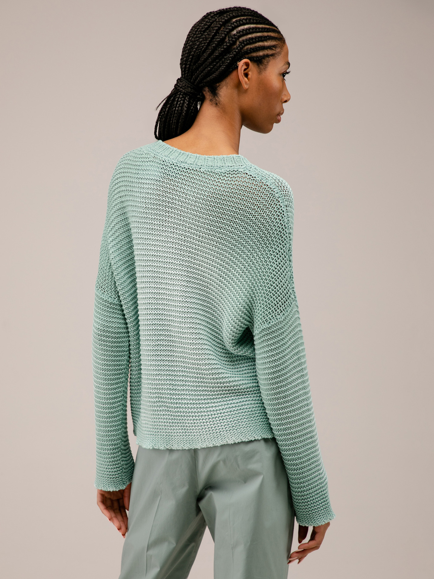 Detailansicht von Oversized Pullover aus Baumwolle von AVANT TOI