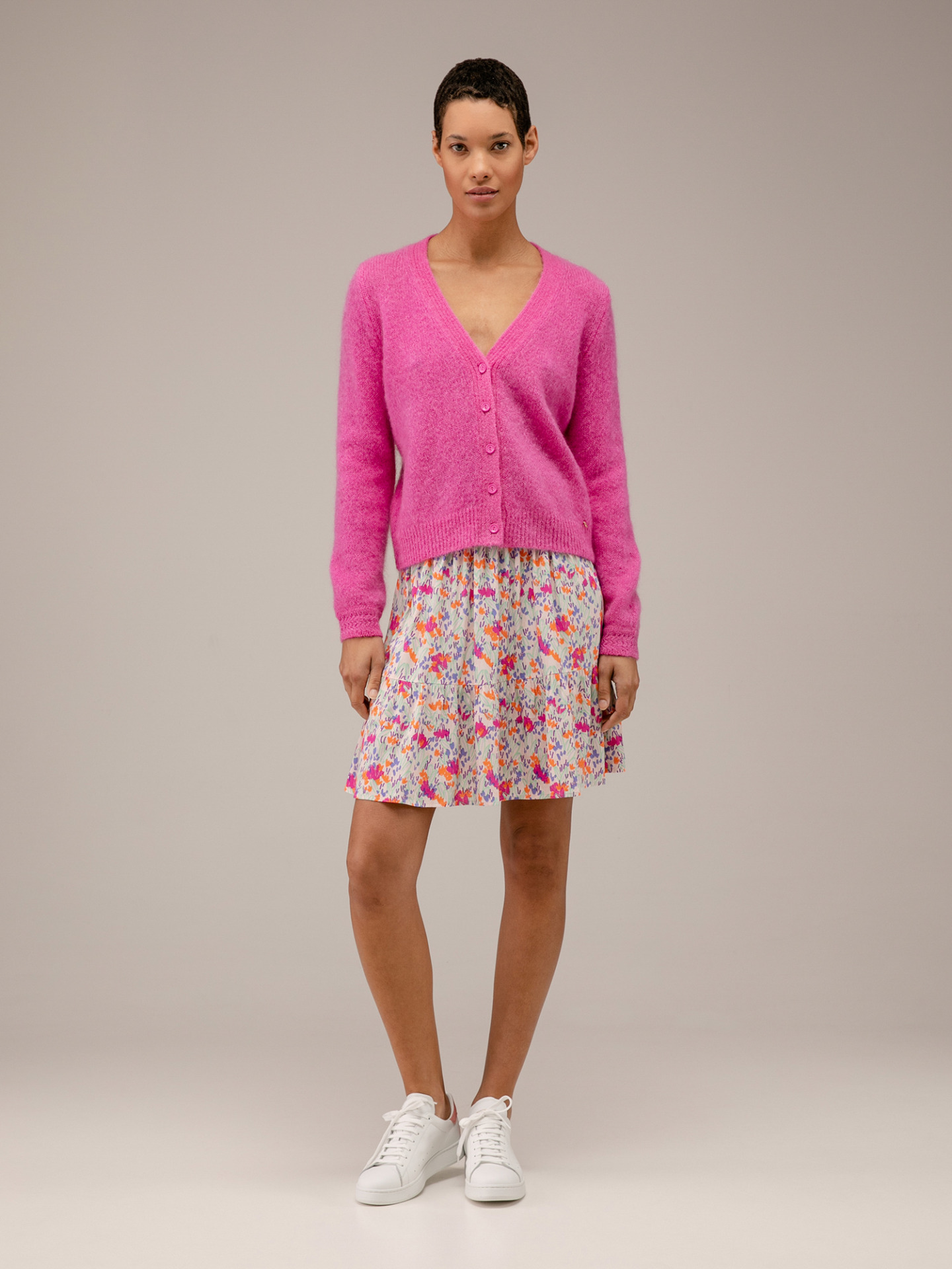 Detailansicht von Strickjacke aus Wolle von DES PETITS HAUTS