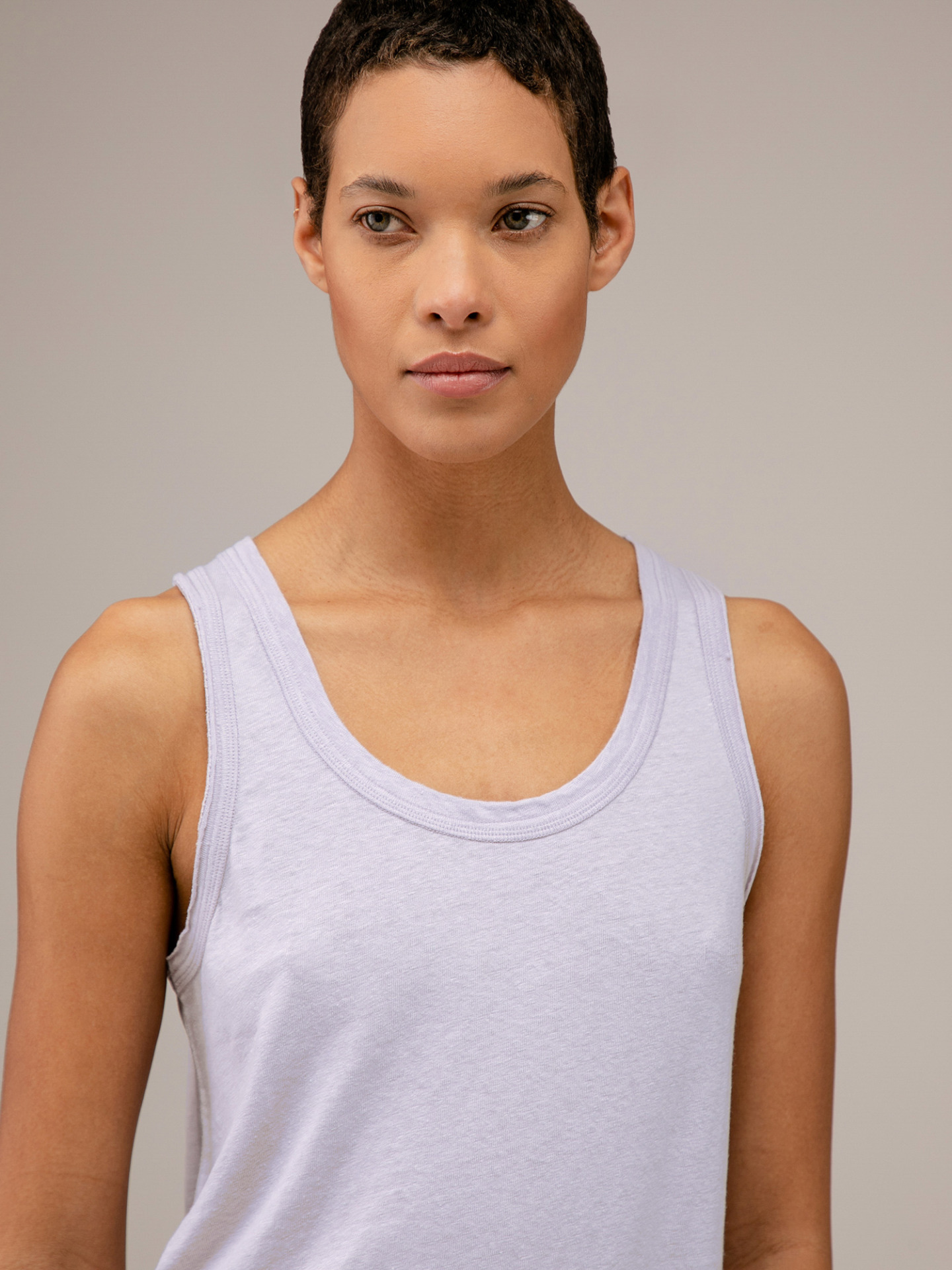 Detailansicht von Weites Top aus Leinen von 10 DAYS