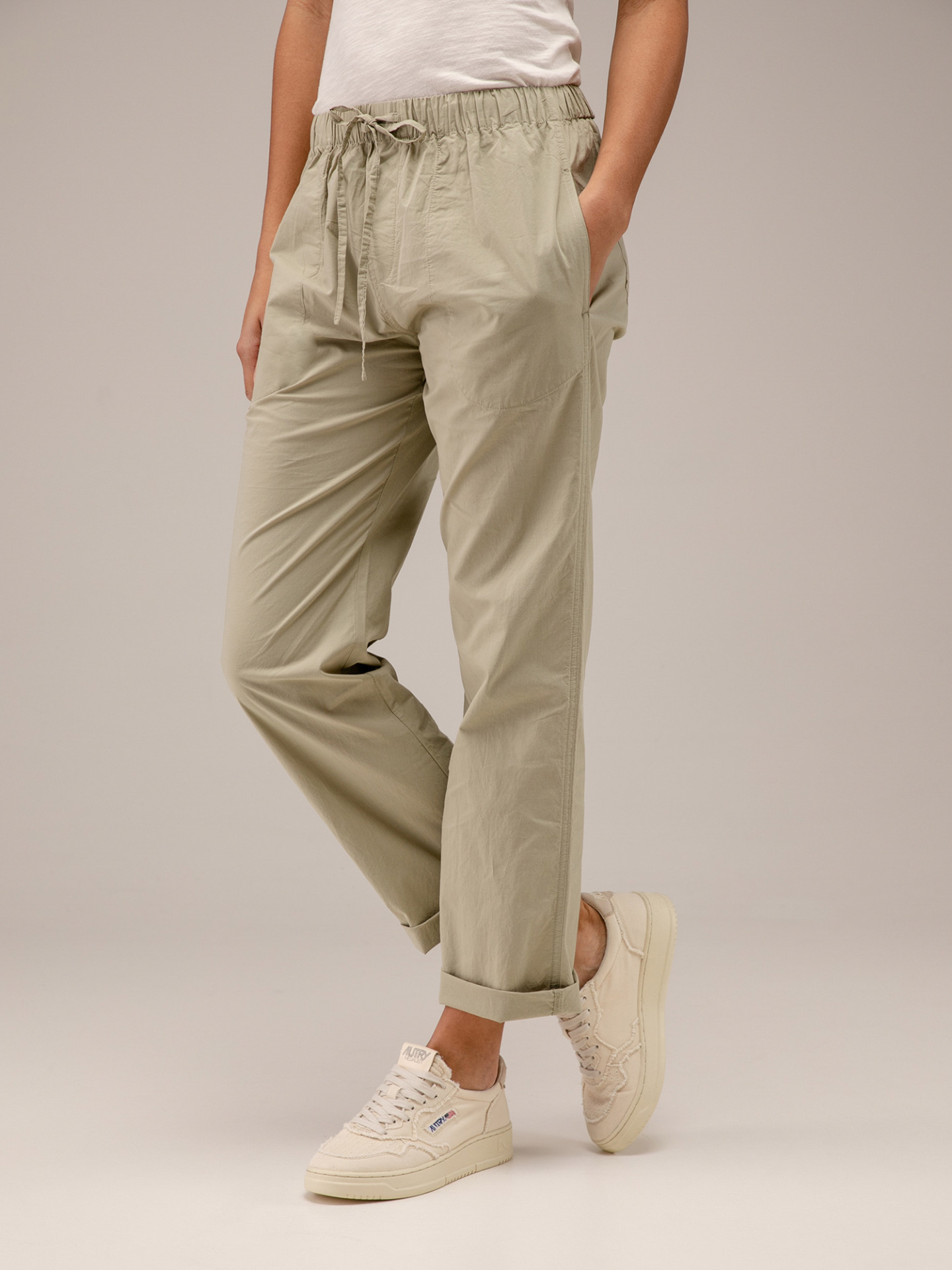 Detailansicht von Lässige Hose aus Baumwolle von JC SOPHIE