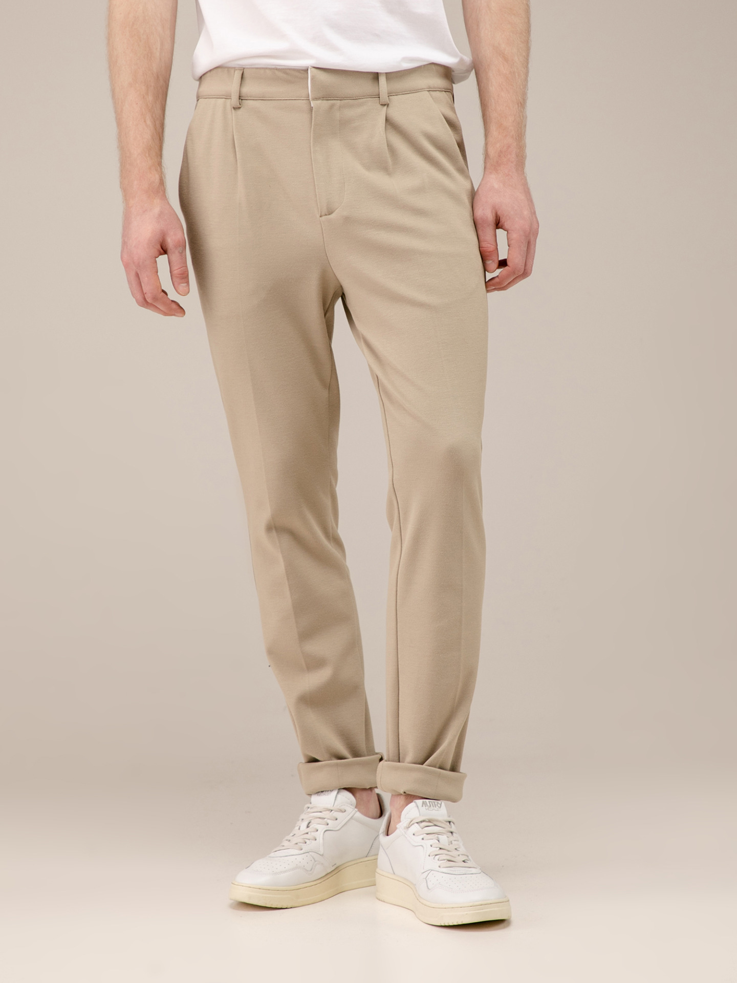 Detailansicht von Hose mit Bundfalte von KIEFERMANN