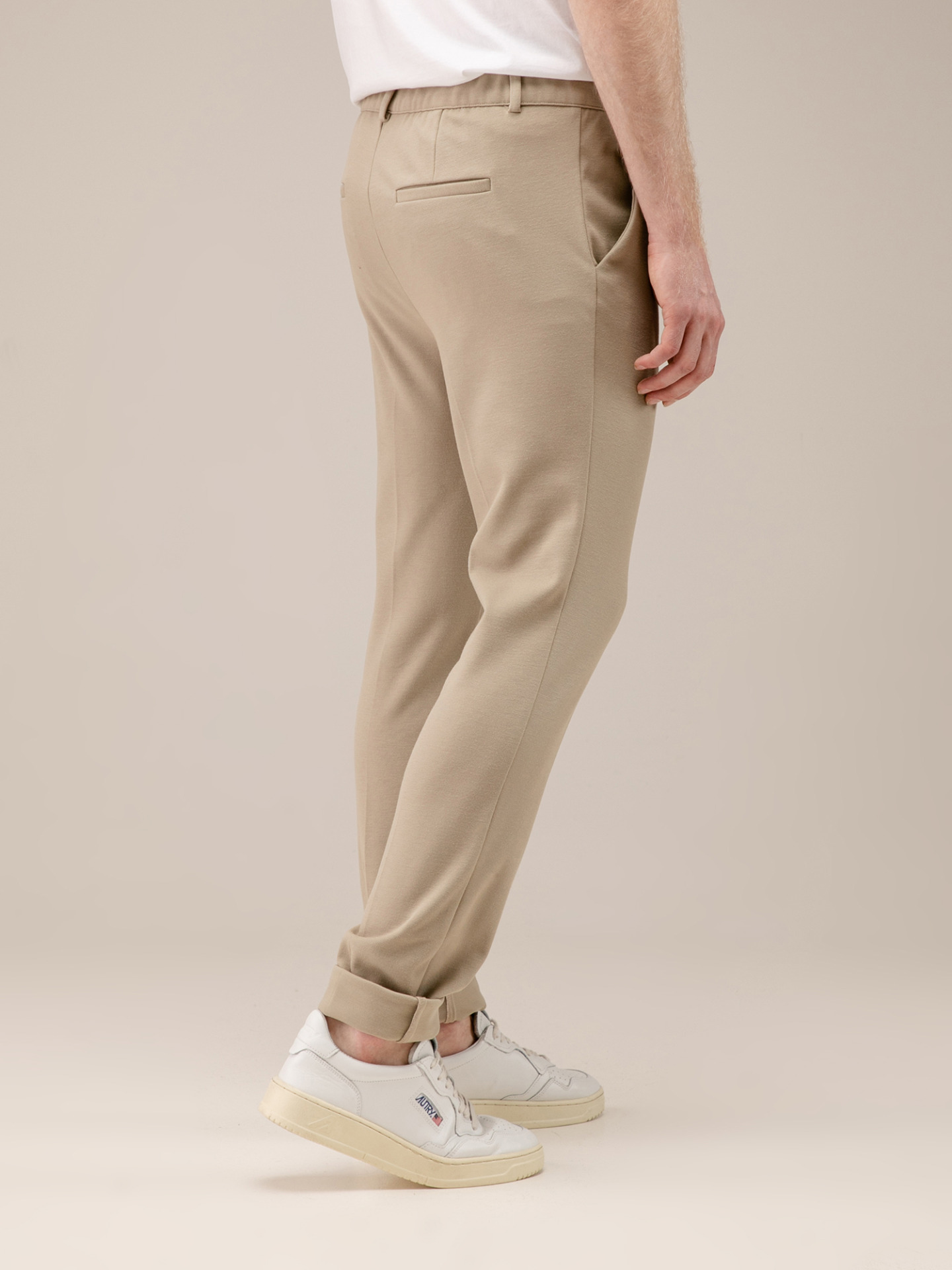 Detailansicht von Hose mit Bundfalte von KIEFERMANN