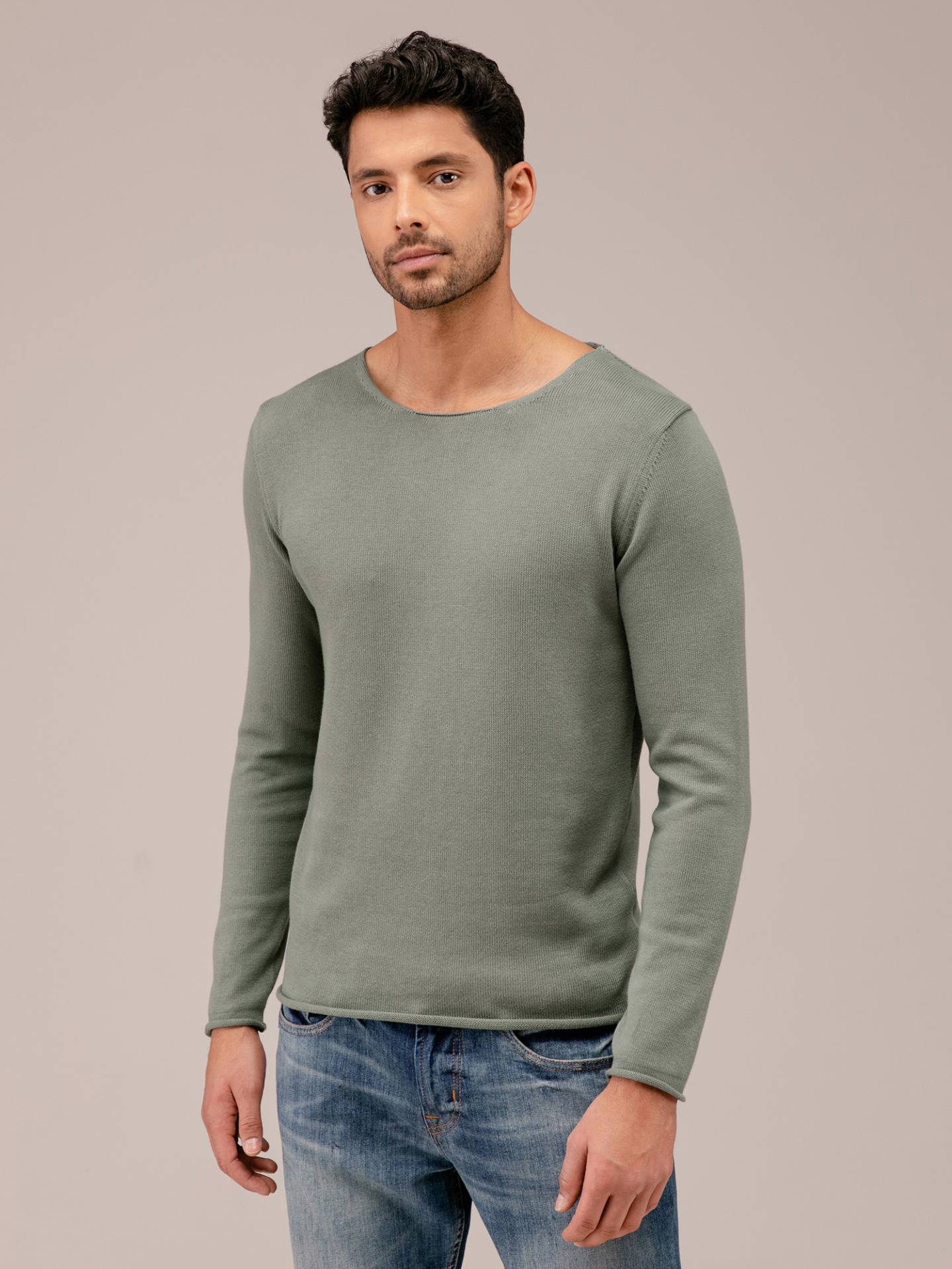 Detailansicht von Leichter Pullover aus Baumwolle von DANIELE FIESOLI