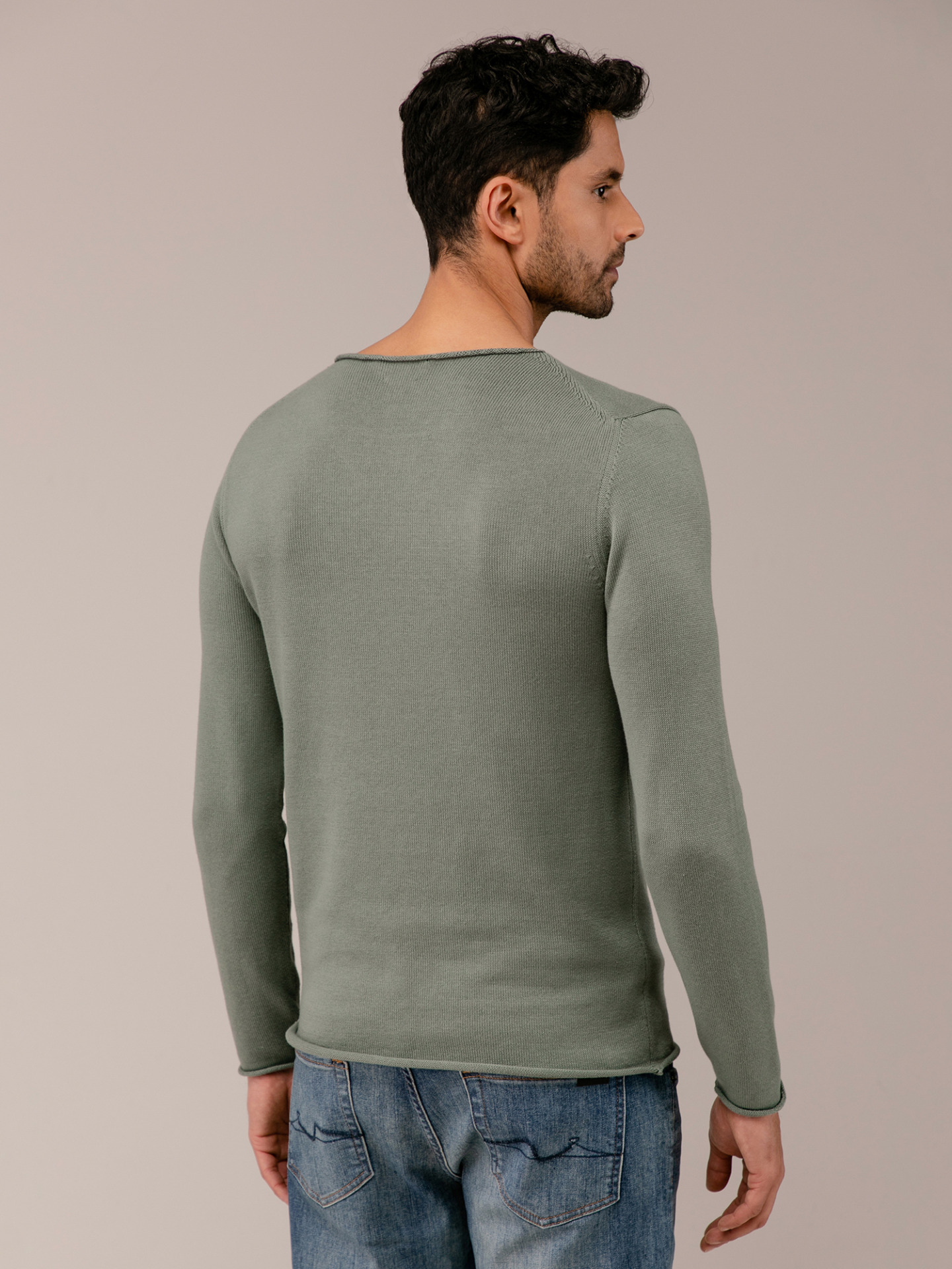 Detailansicht von Leichter Pullover aus Baumwolle von DANIELE FIESOLI