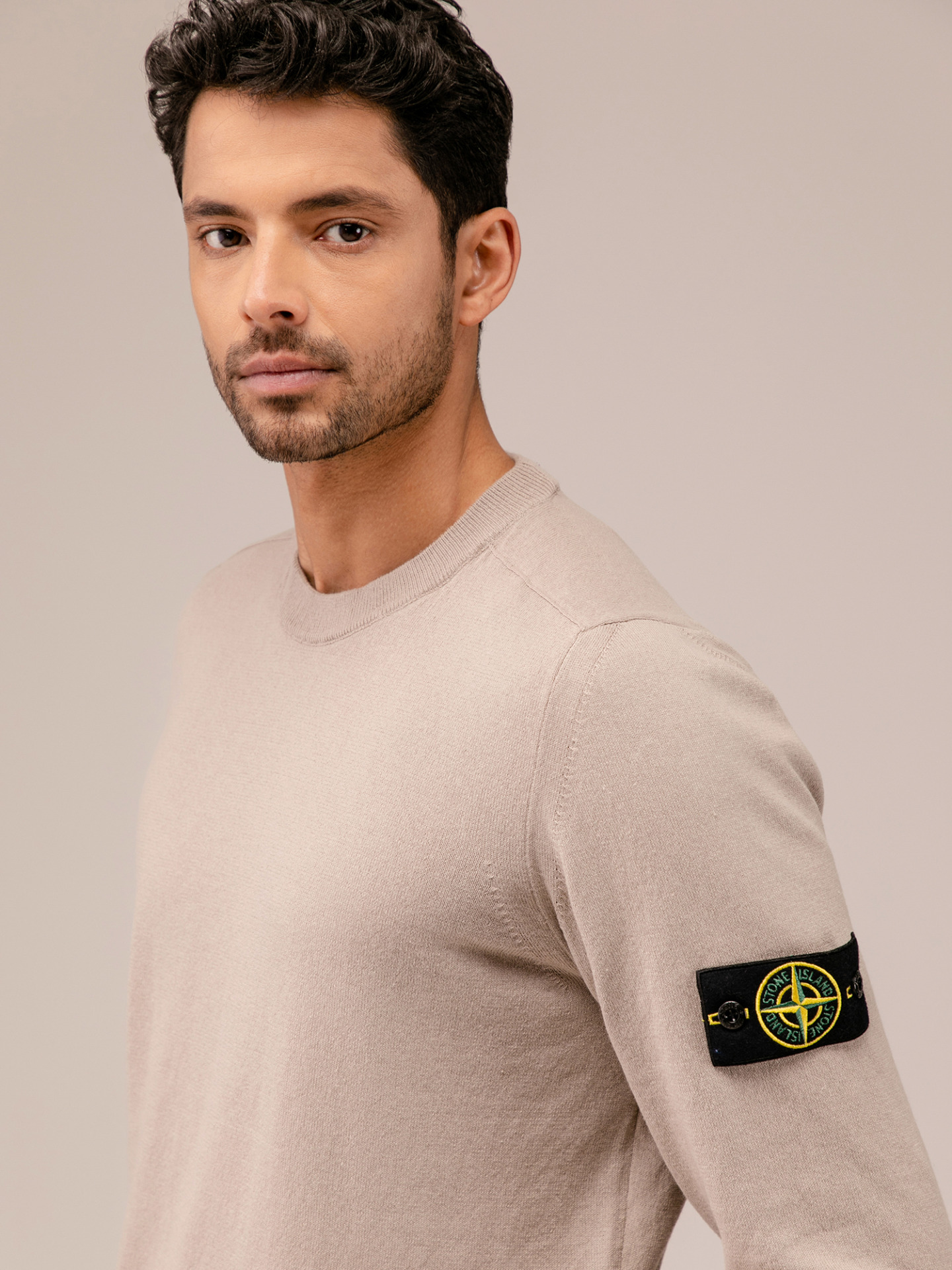 Detailansicht von Pullover aus Baumwolle von STONE ISLAND