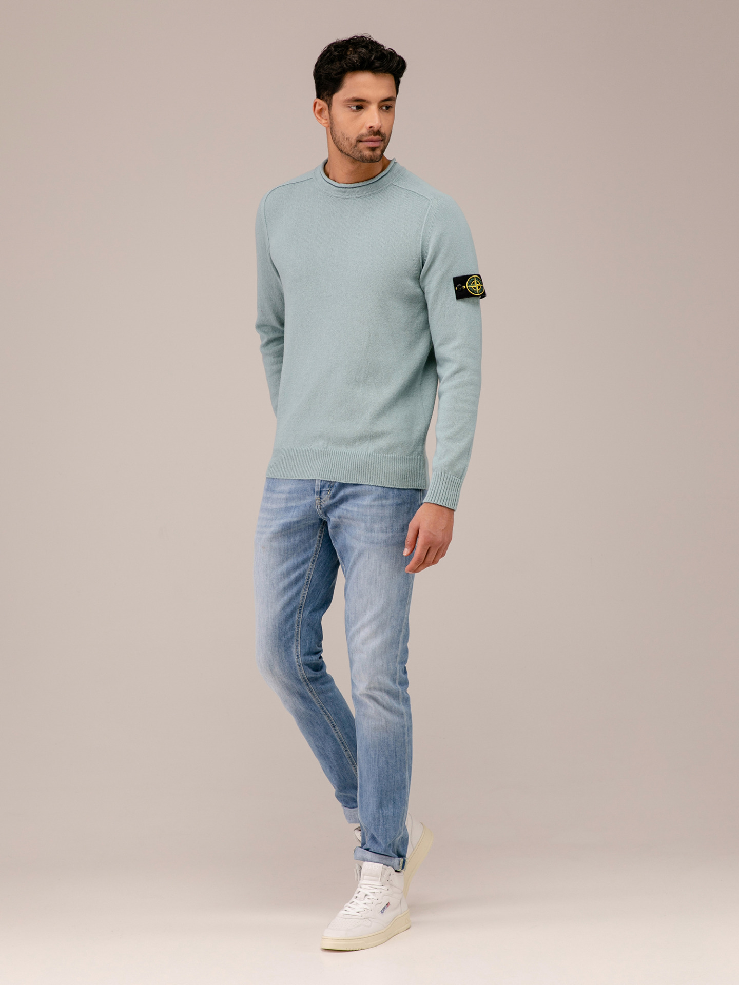 Detailansicht von Pullover aus Baumwolle von STONE ISLAND