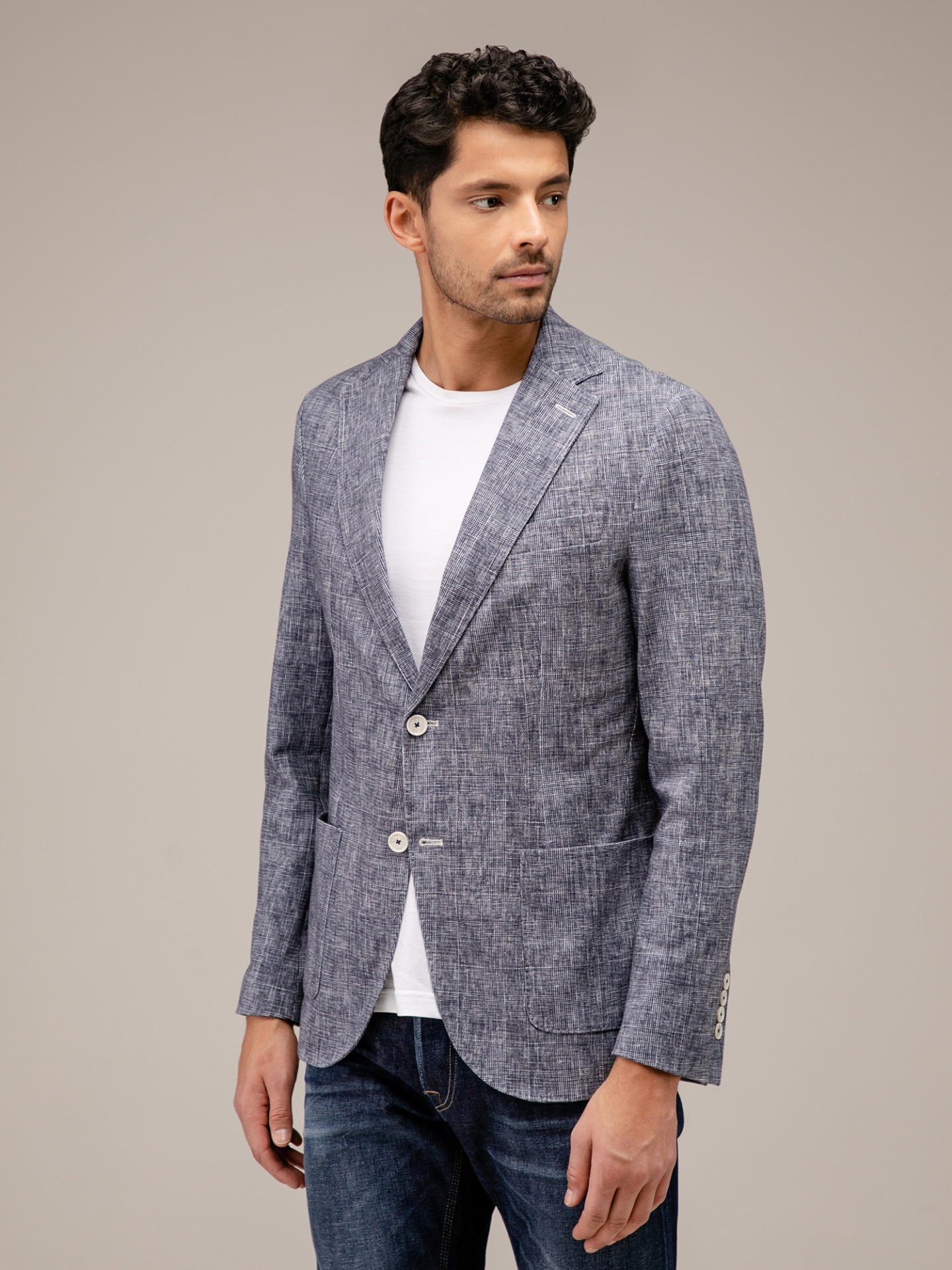 Detailansicht von Baumwollsakko von CIRCOLO