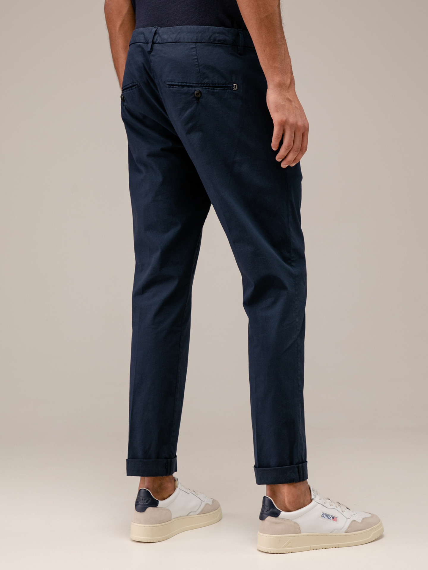 Detailansicht von Chinohose aus Baumwolle von DONDUP