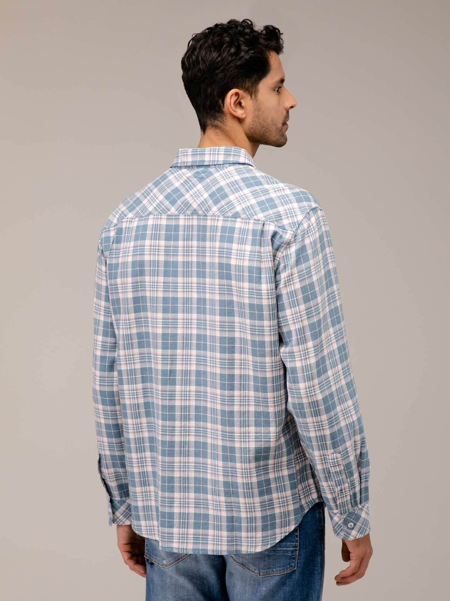 Detailansicht von Karohemd aus Baumwolle von RAILS