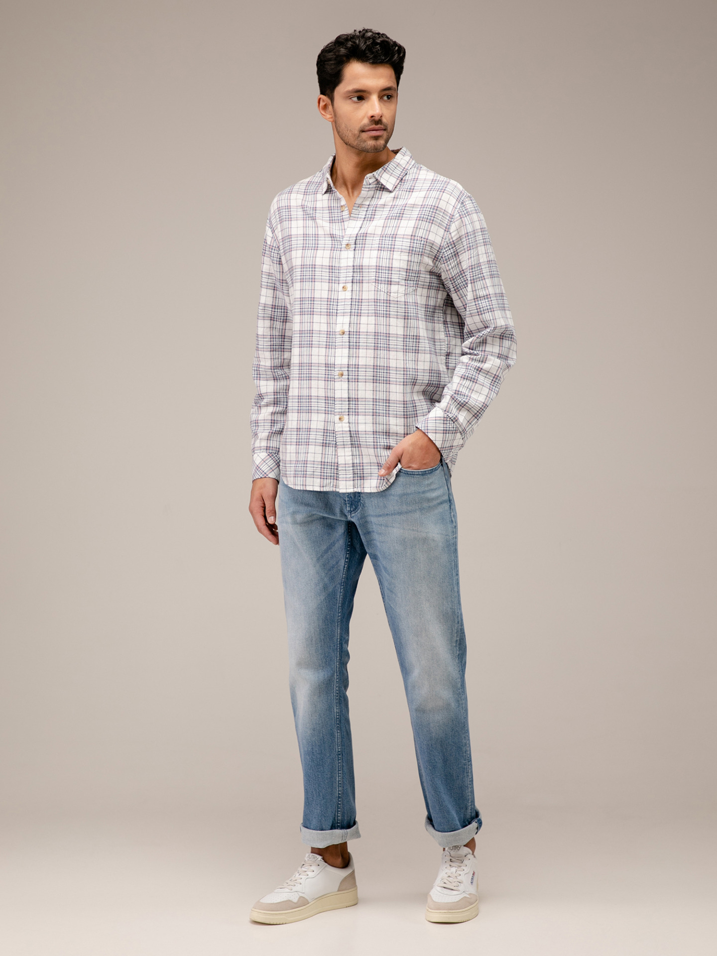 Detailansicht von Karohemd aus Baumwolle von RAILS