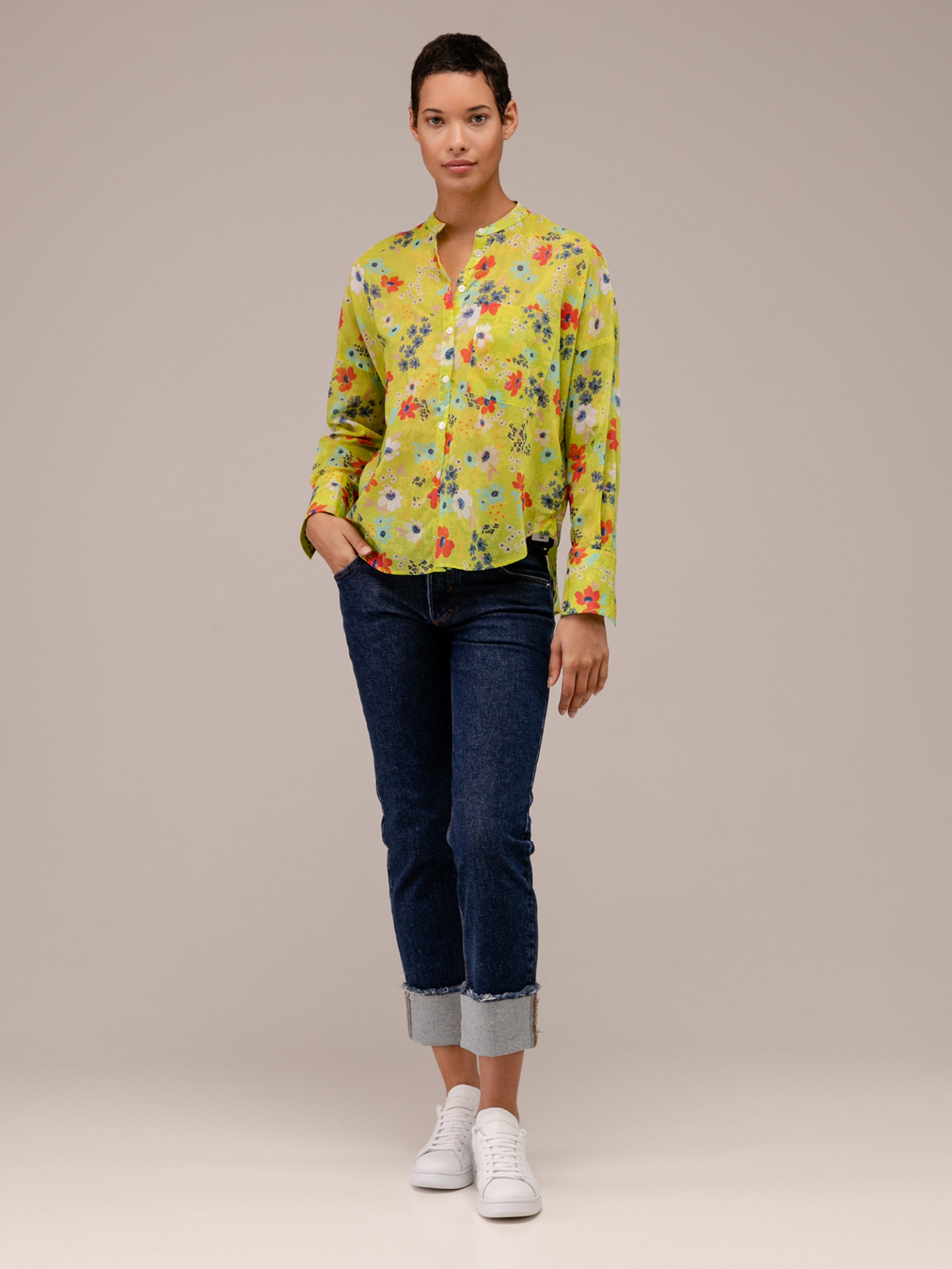 Detailansicht von Gemusterte Bluse von ROBERT FRIEDMAN