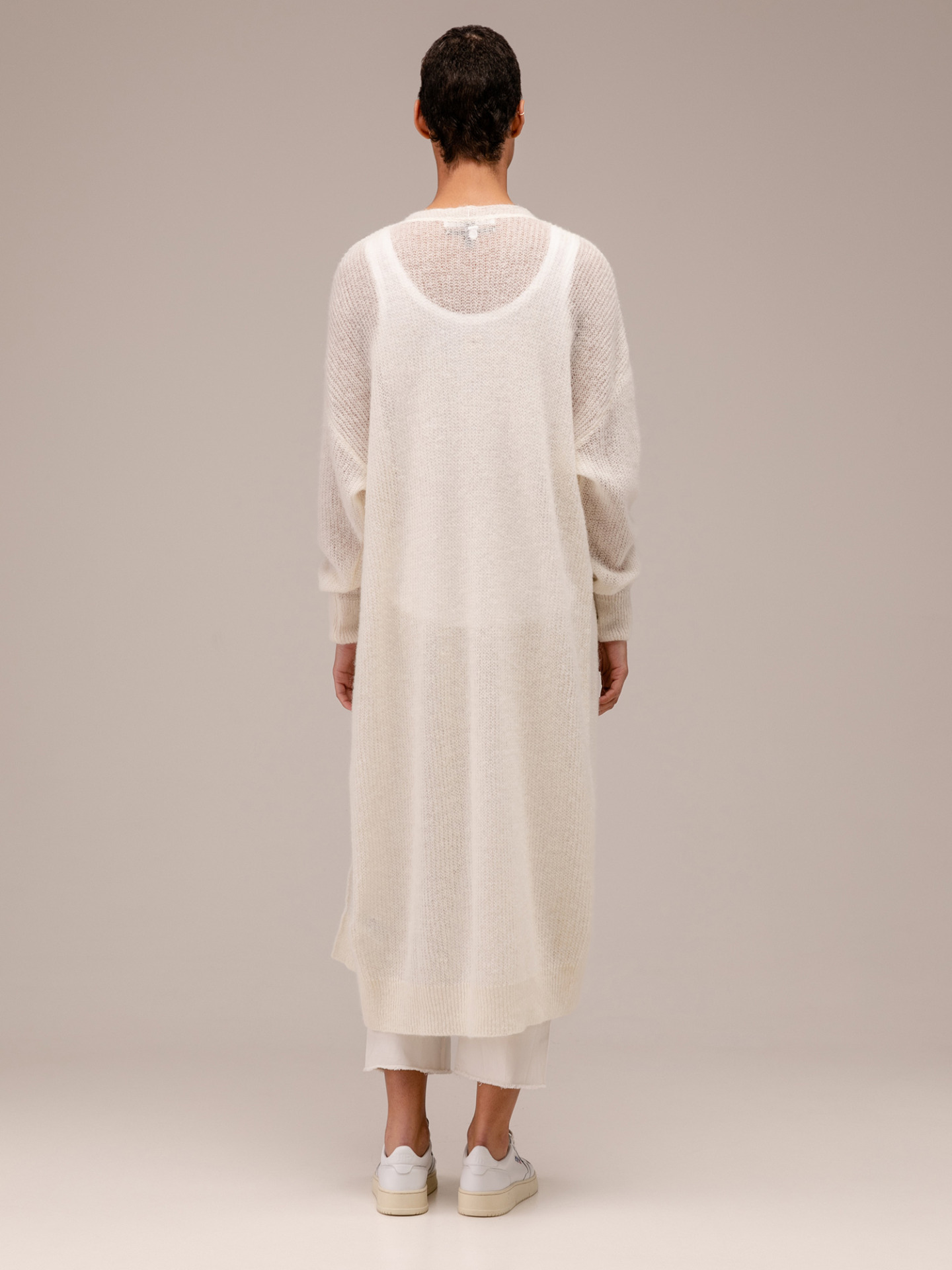 Detailansicht von Langer Cardigan aus Wolle von 10 DAYS