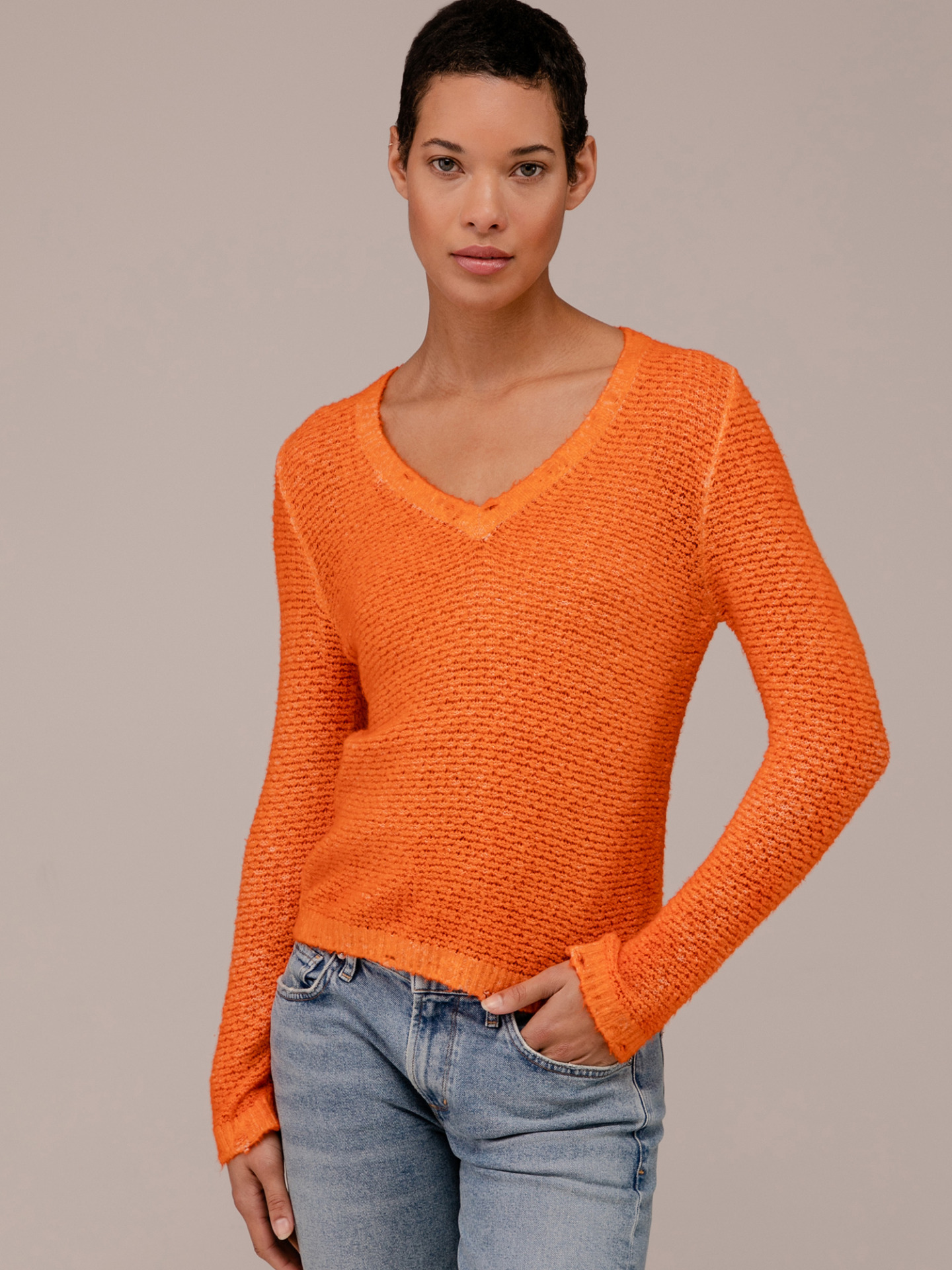 Detailansicht von Pullover aus Baumwolle von AVANT TOI