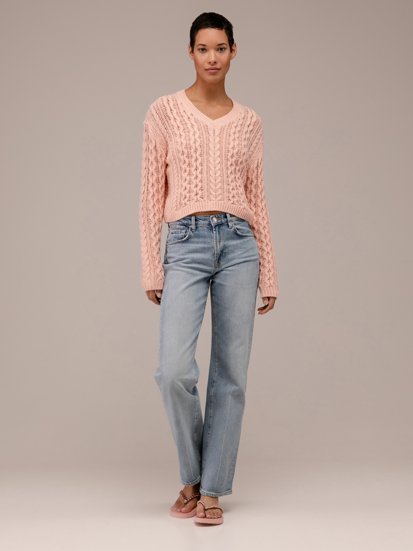 Detailansicht von Pullover aus Baumwolle von 360 CASHMERE